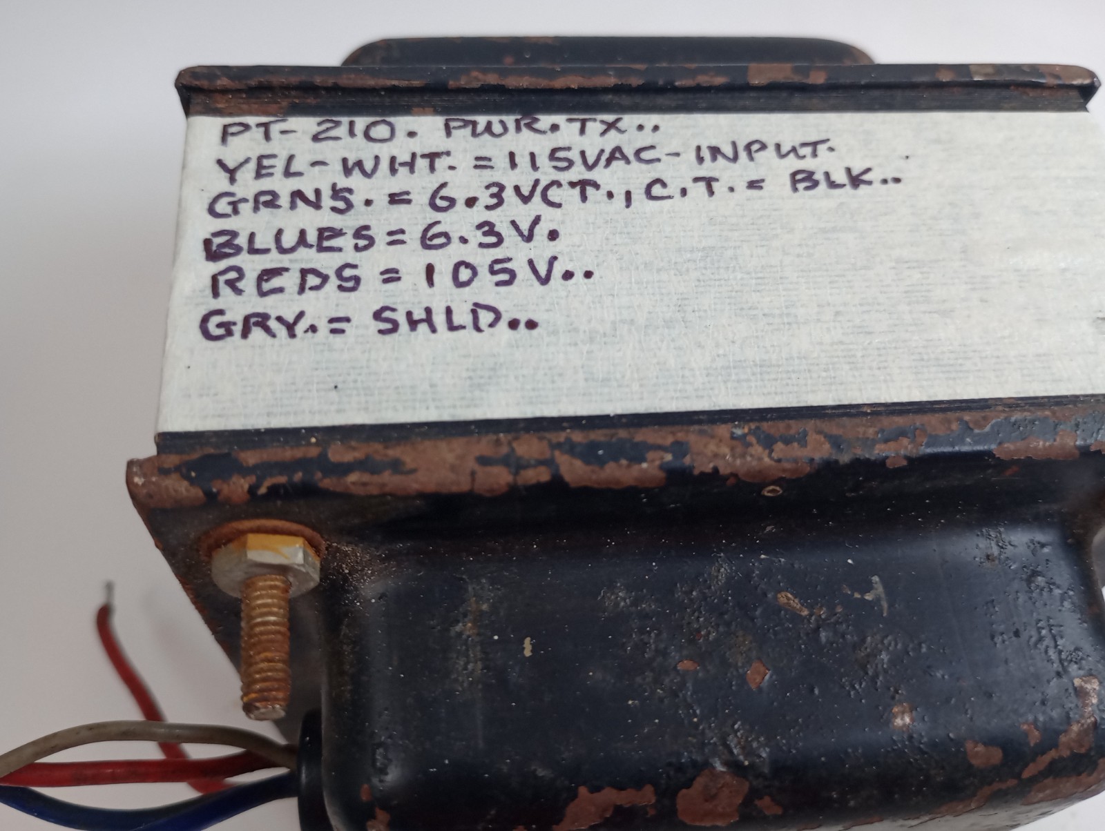 1 PT-210 Power Transformer -Tests Good