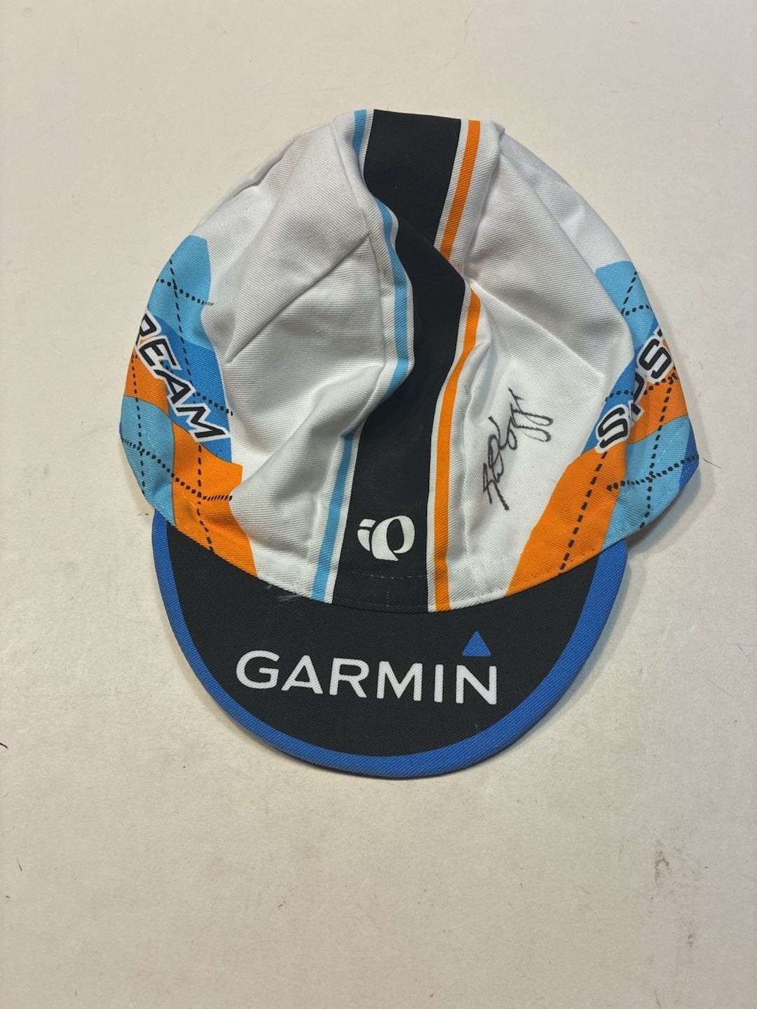 Autographed Pearl Izumi Garmin Slipstream Pro Cycling Team Cycling Cap