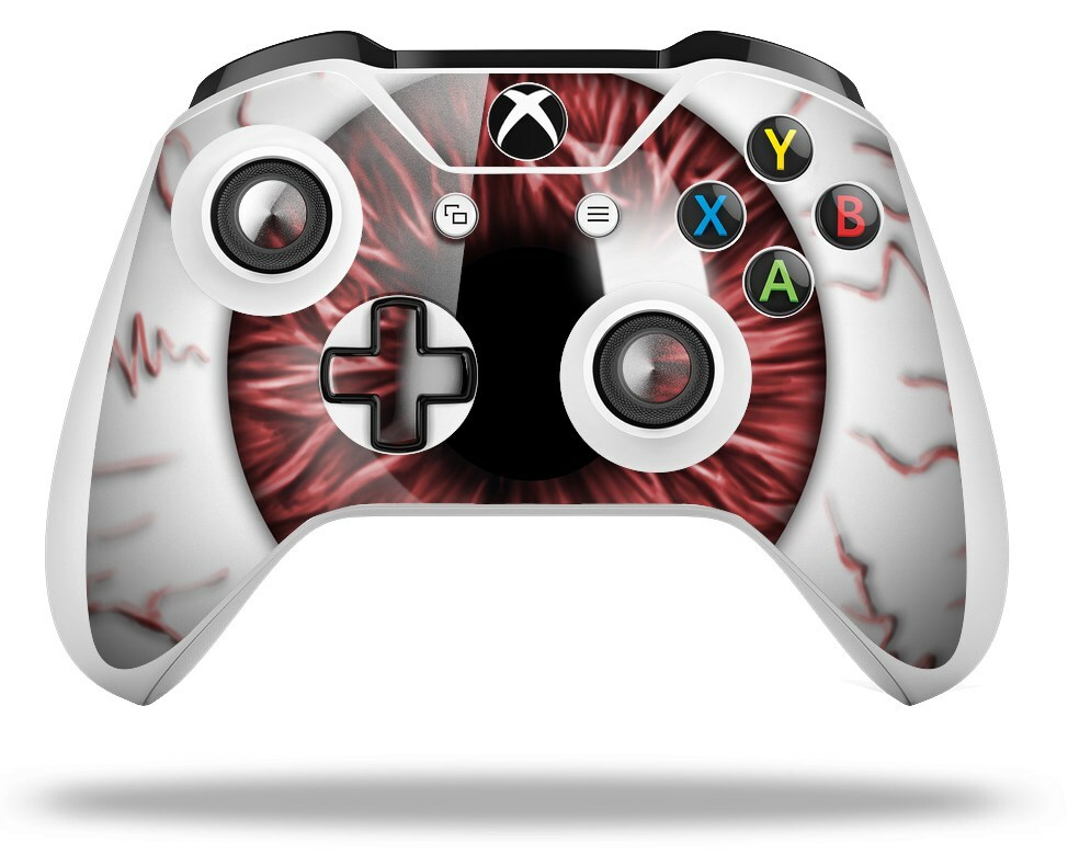 Skin for XBOX One S / X Controller Eyeball Red Vinyl Decal