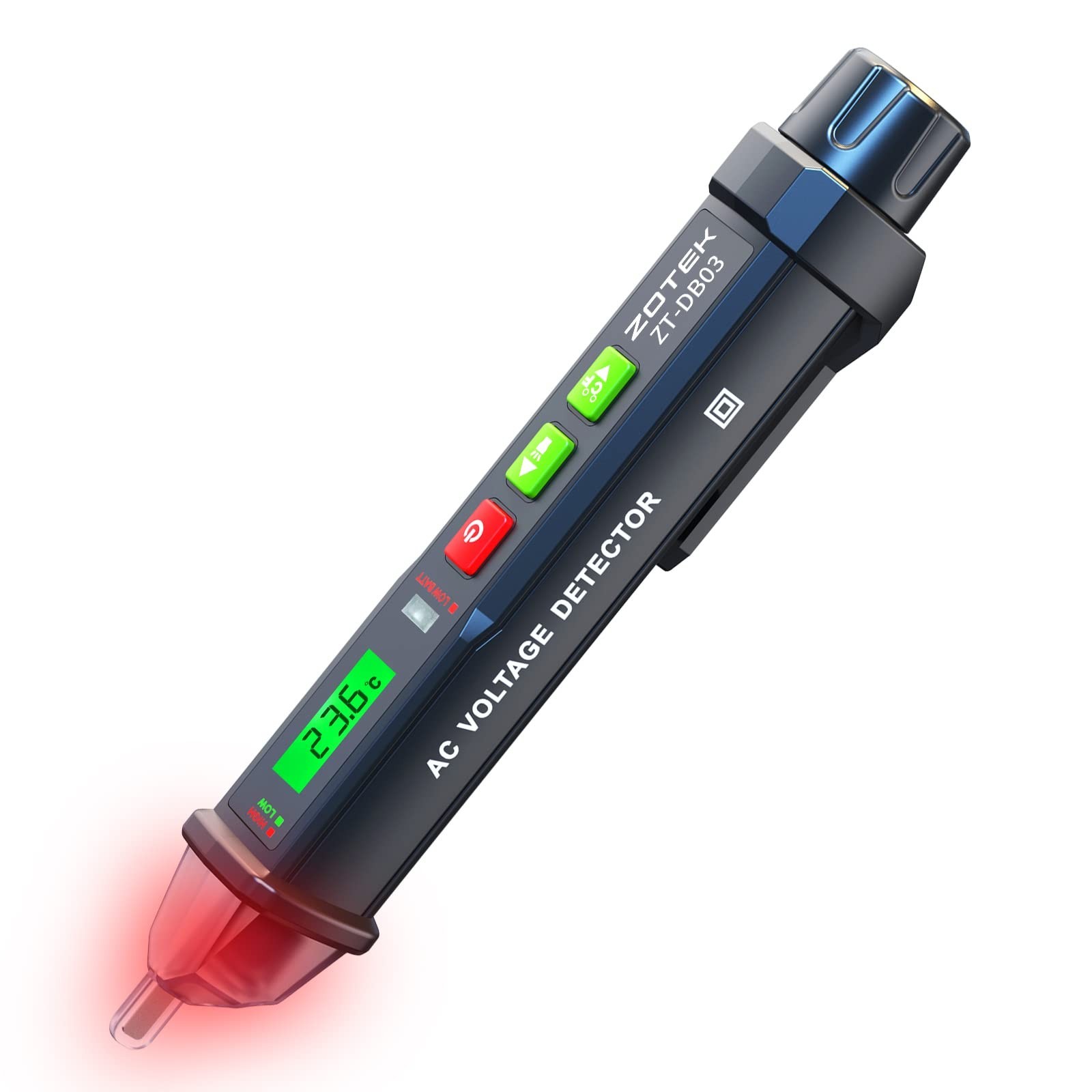 Voltage Tester Pen Non-Contact 12-1000V AC Detector, Adjustable Sensitivity E...