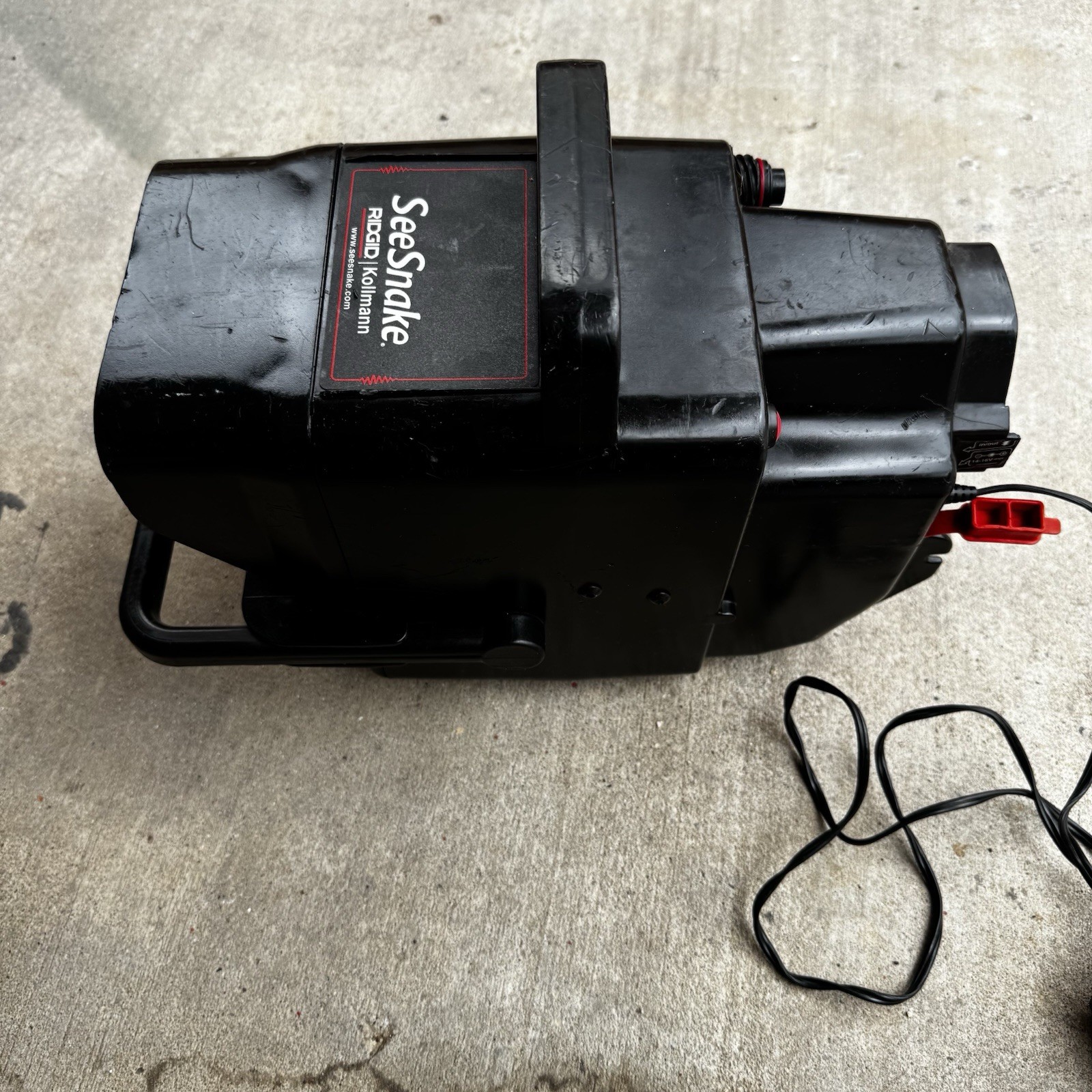 ridgid seesnake Kollman Black&white Sewer Camera Monitor Used No Battery