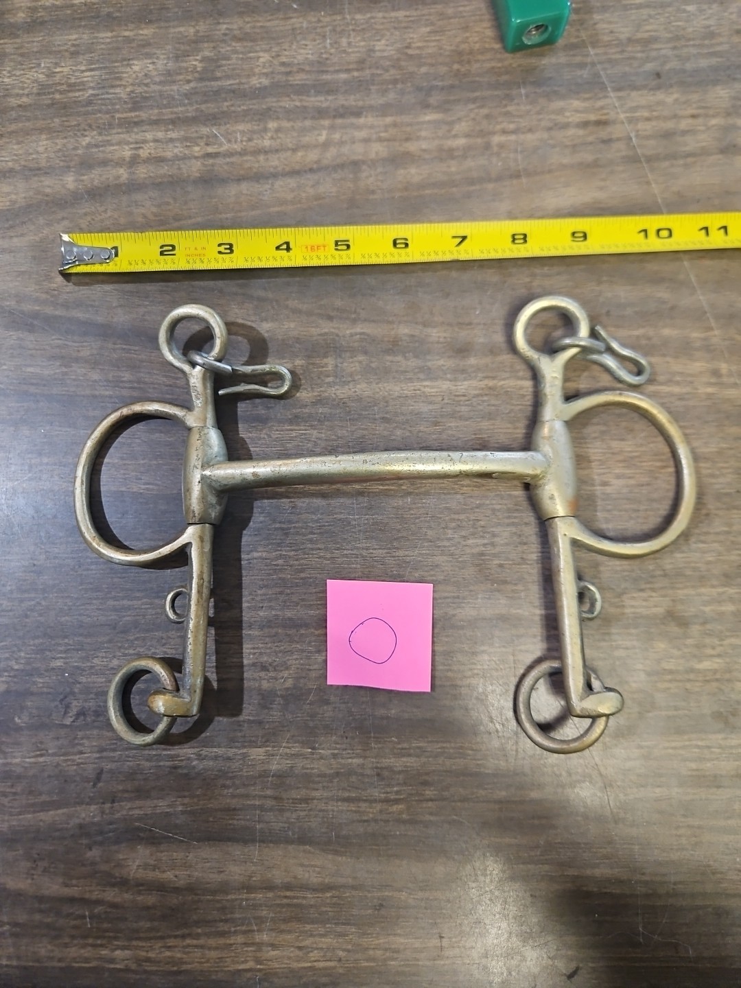 Vintage Pelham Style Brass Bit