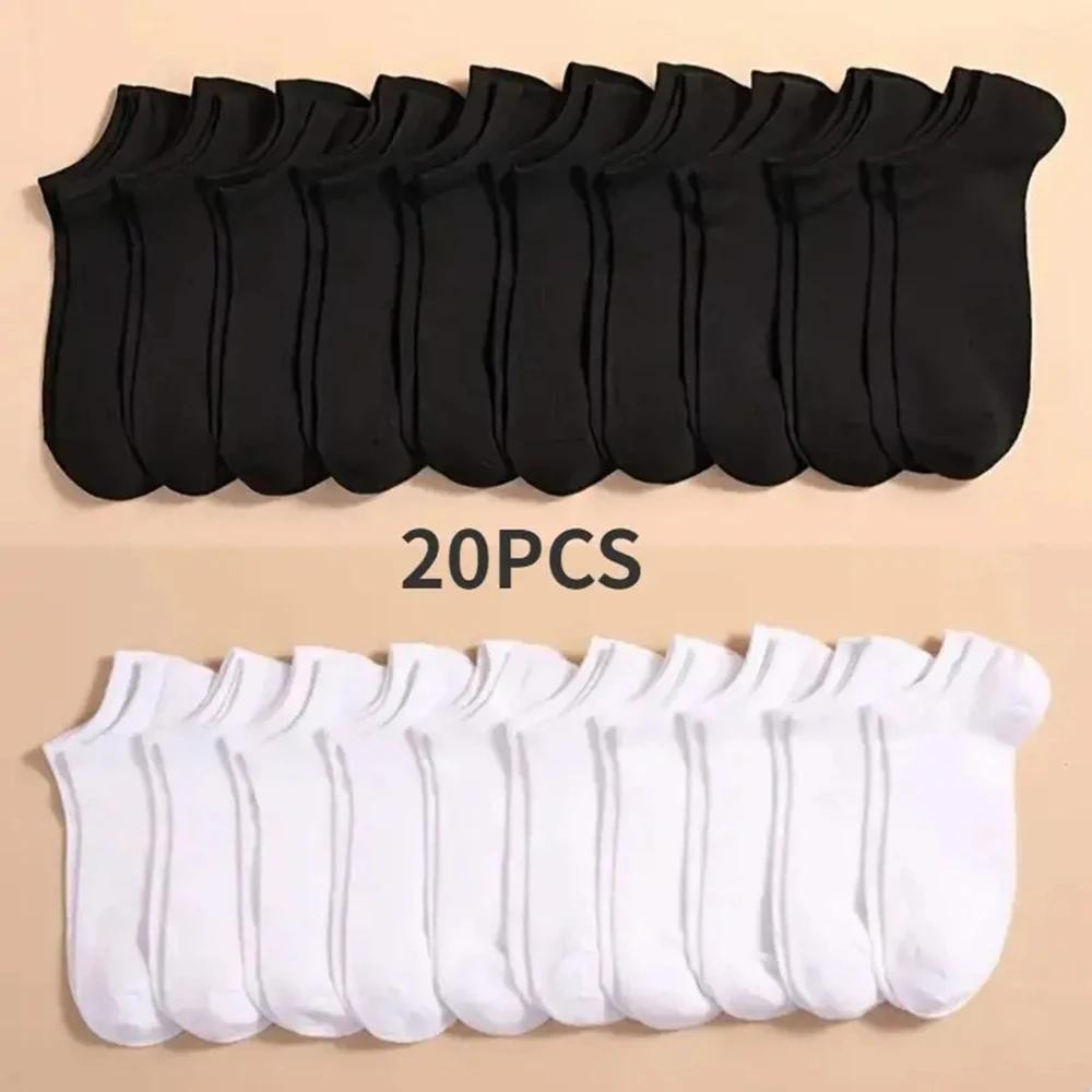 Medias Cortas Para Hombre 10 Pares Calcetines Hasta El Tobillo De Moda Casual