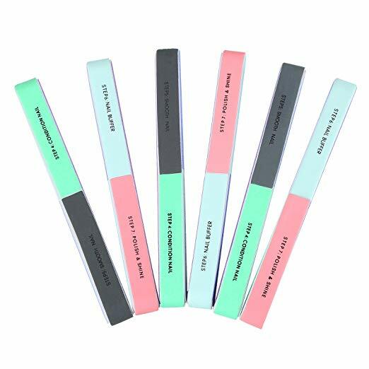 6-Piece Nail File Buffer Set - Manicure & Pedicure Sanding and Polishing Tools