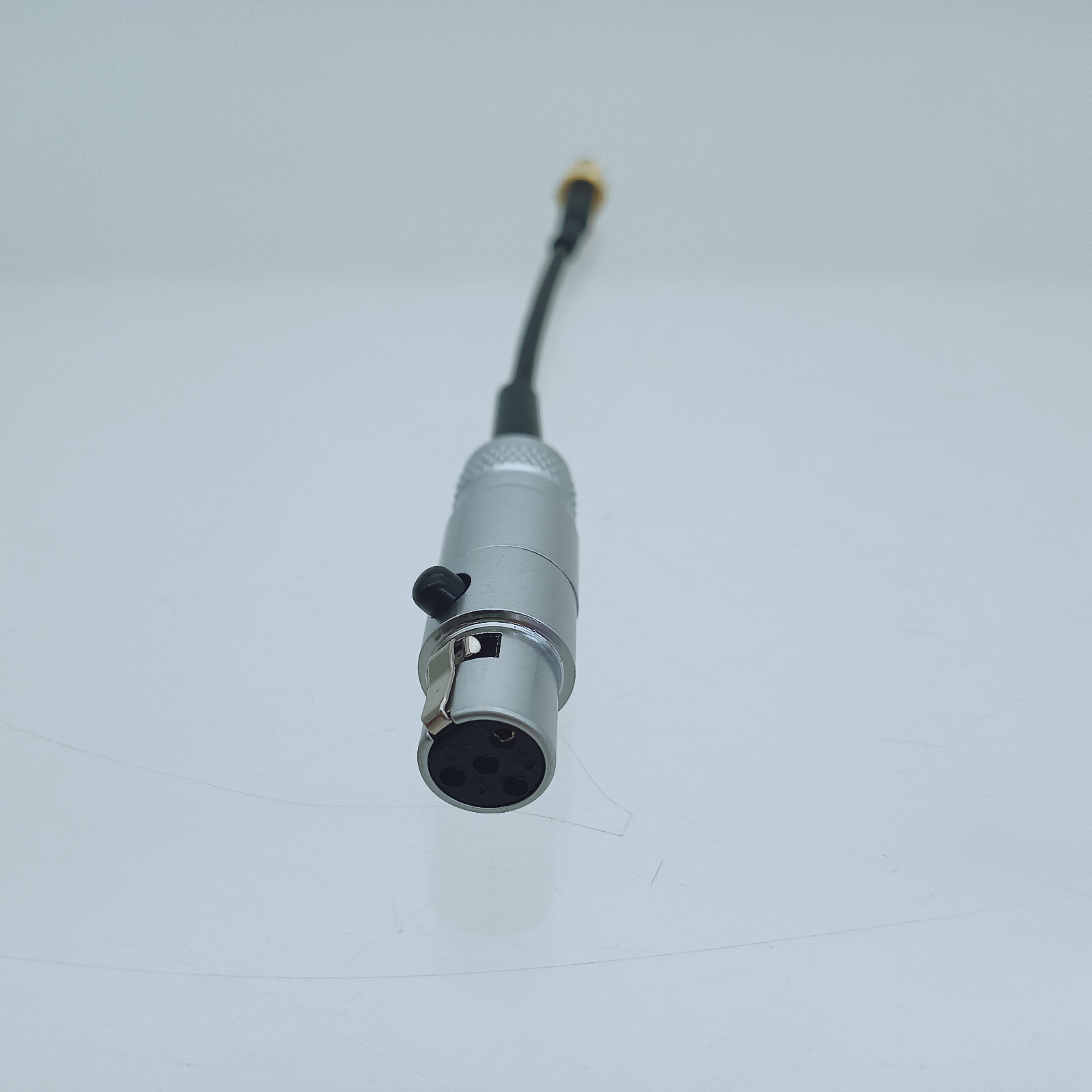 Mini-XLR 4Pin TA4F jack to Microdot 3" audio RF cable for Microphones headphones