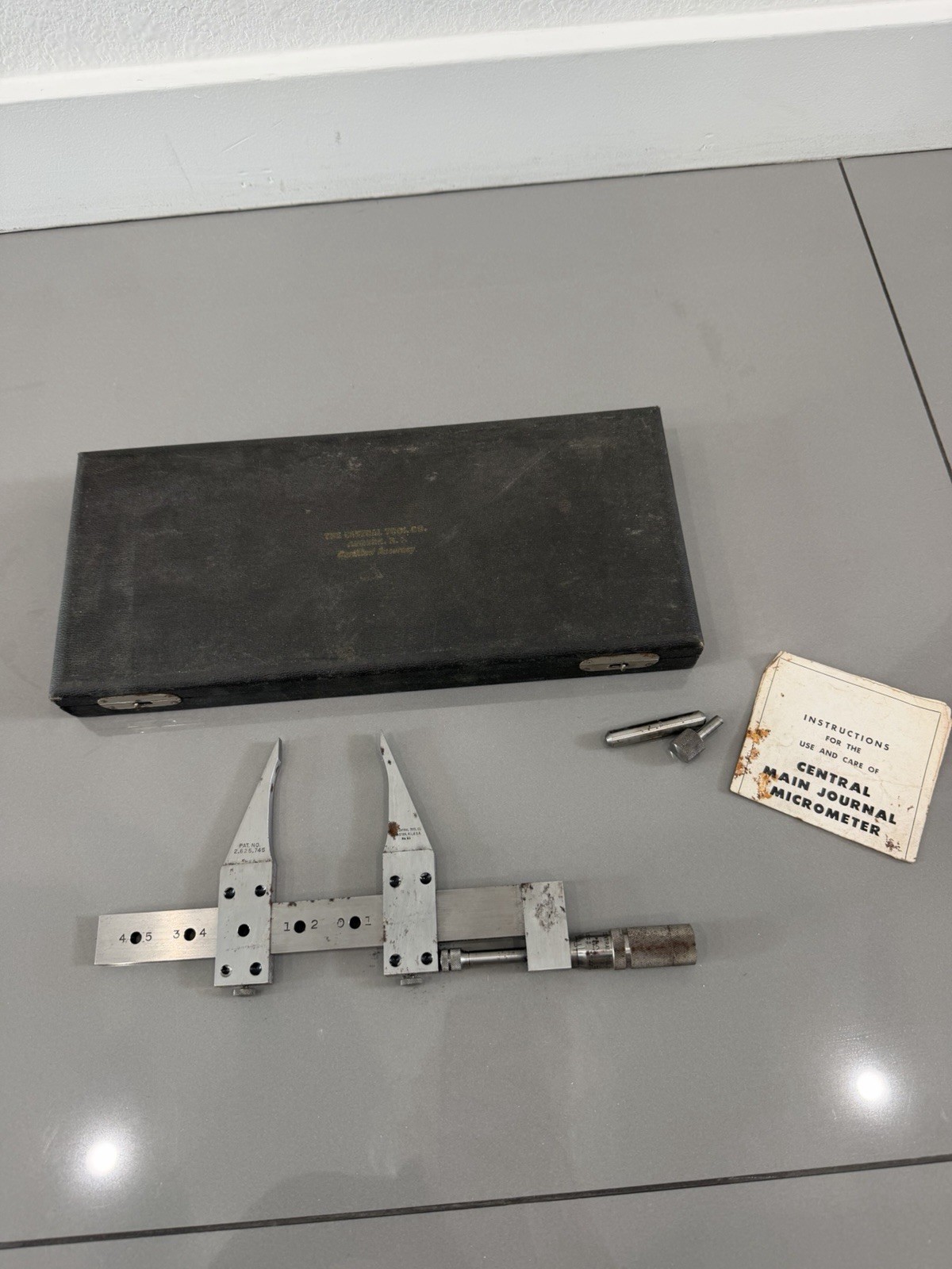 Central Main Journal Micrometer 510 MBM Rare -