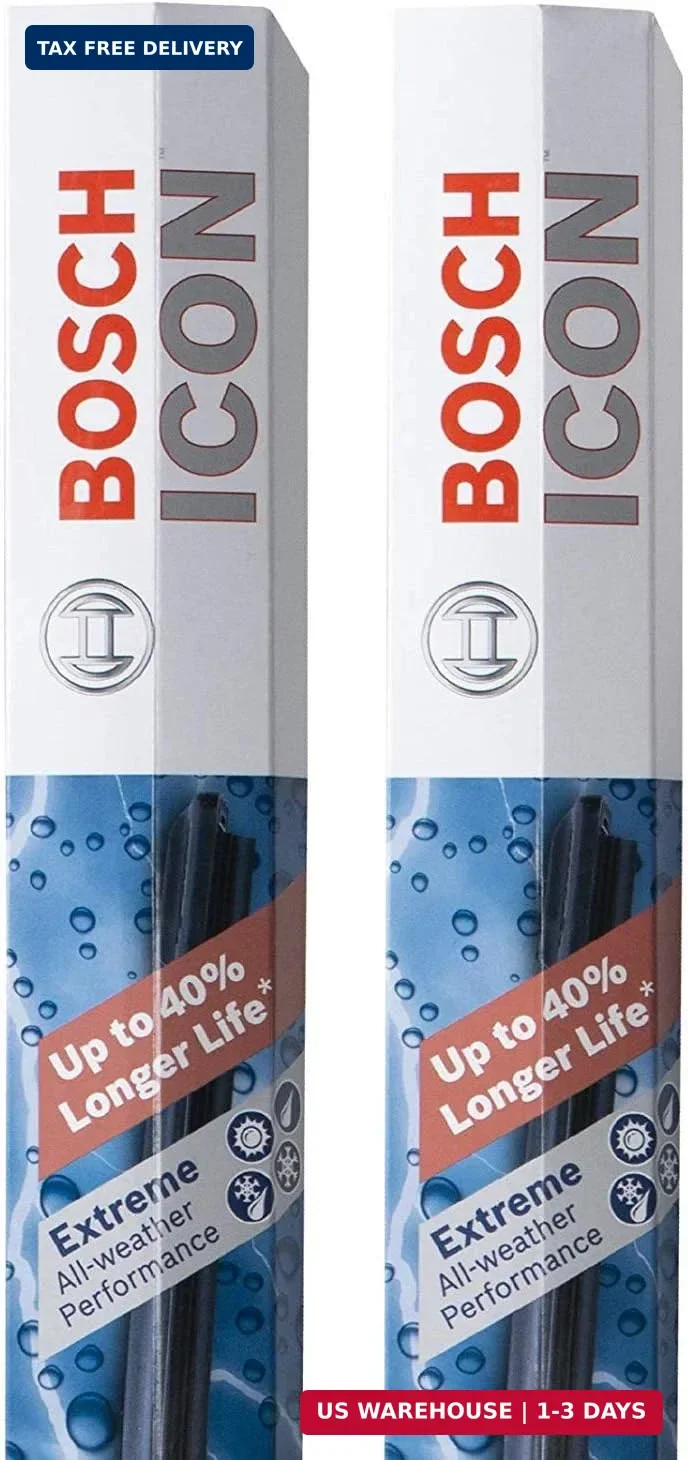 BOSCH 26A20A ICON Beam Wiper Blades - Driver and Passenger Side - Set of 2 Blade
