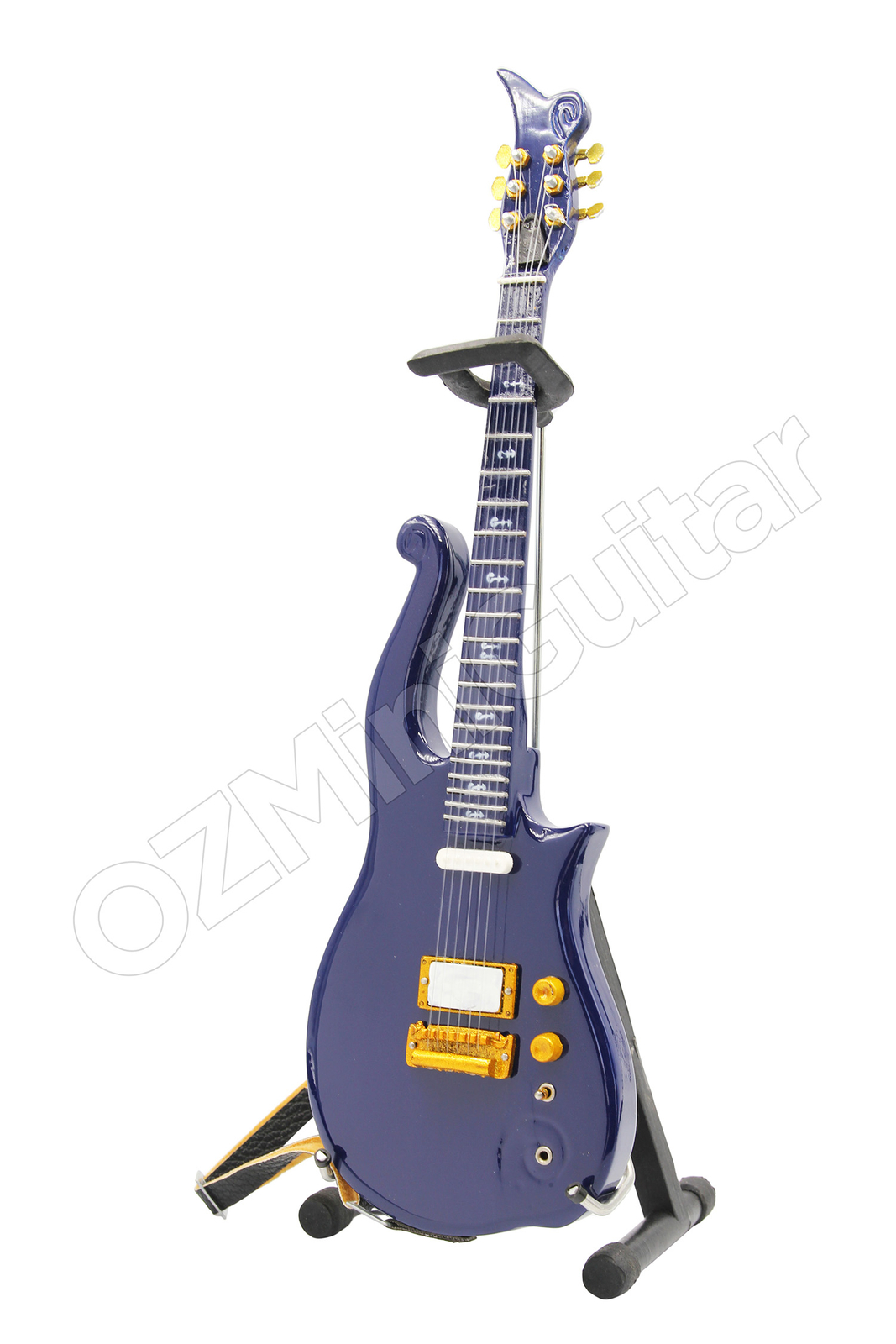 Miniature Guitar PRINCE Cloud Blue & Strap