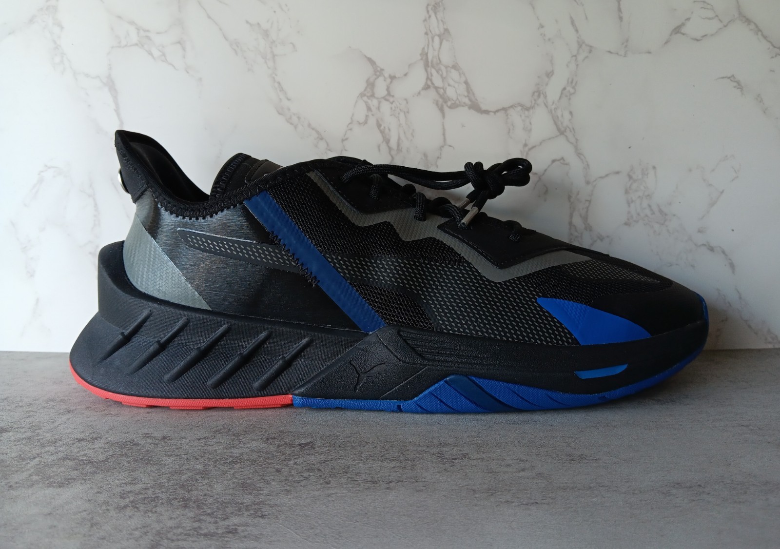 PUMA BMW MOTORSPORT X MACO SL 'BLACK STRONG BLUE' 306995-02 SIZE 11.5