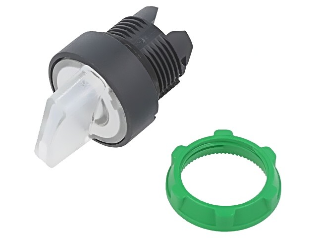 ZB5AK1513 Switch: Rotary - 22mm bar.Pos: 1 white LED IP66 protruding CUTT