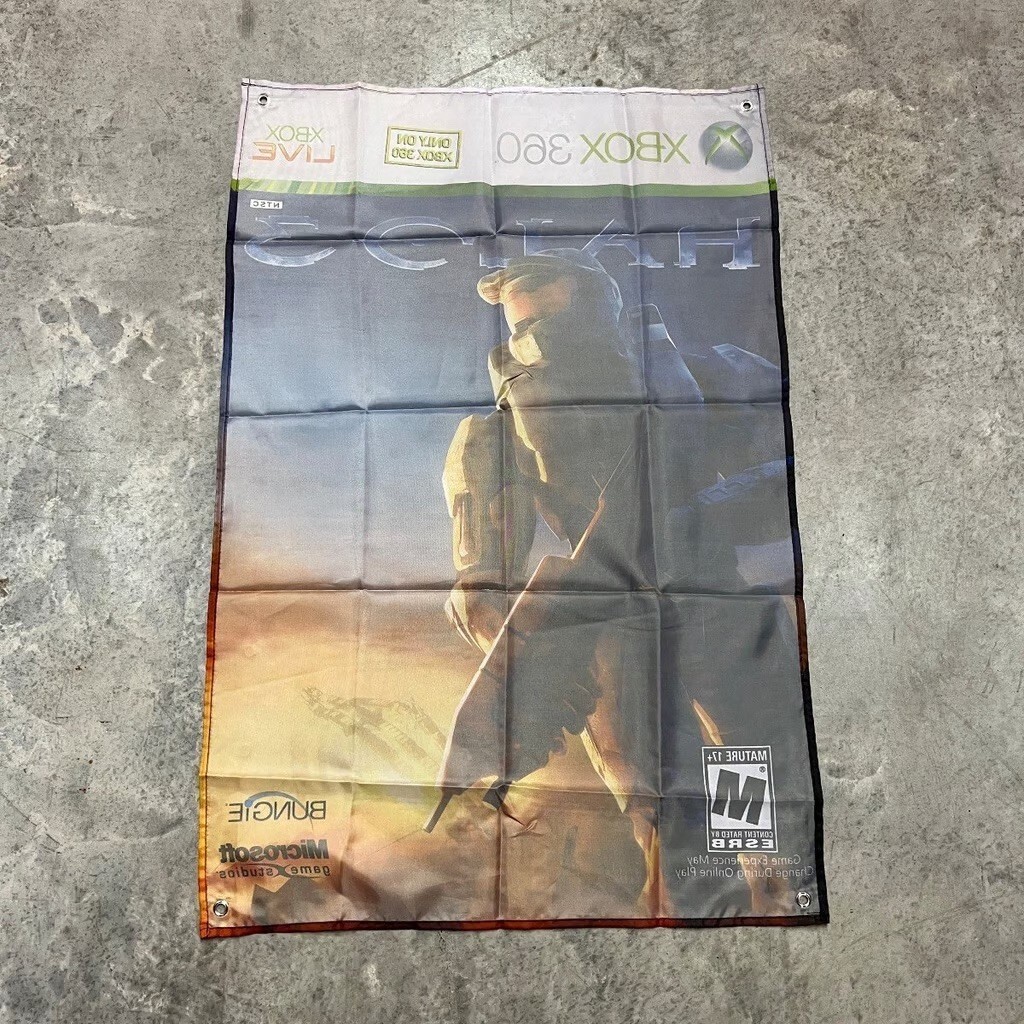 Custom Wall Flag Banner Tapestry 2 x 3 Ft, Xbox 360
