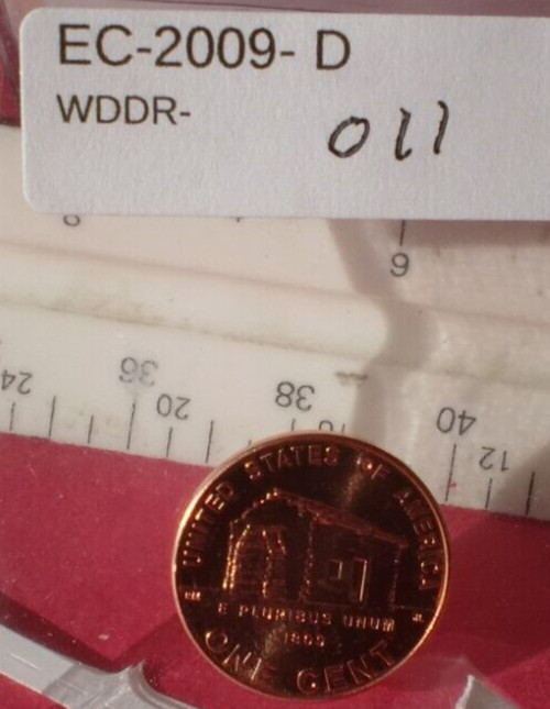 2009D Lincoln WDDR-011 Early childhood Doubled Die Error Cent