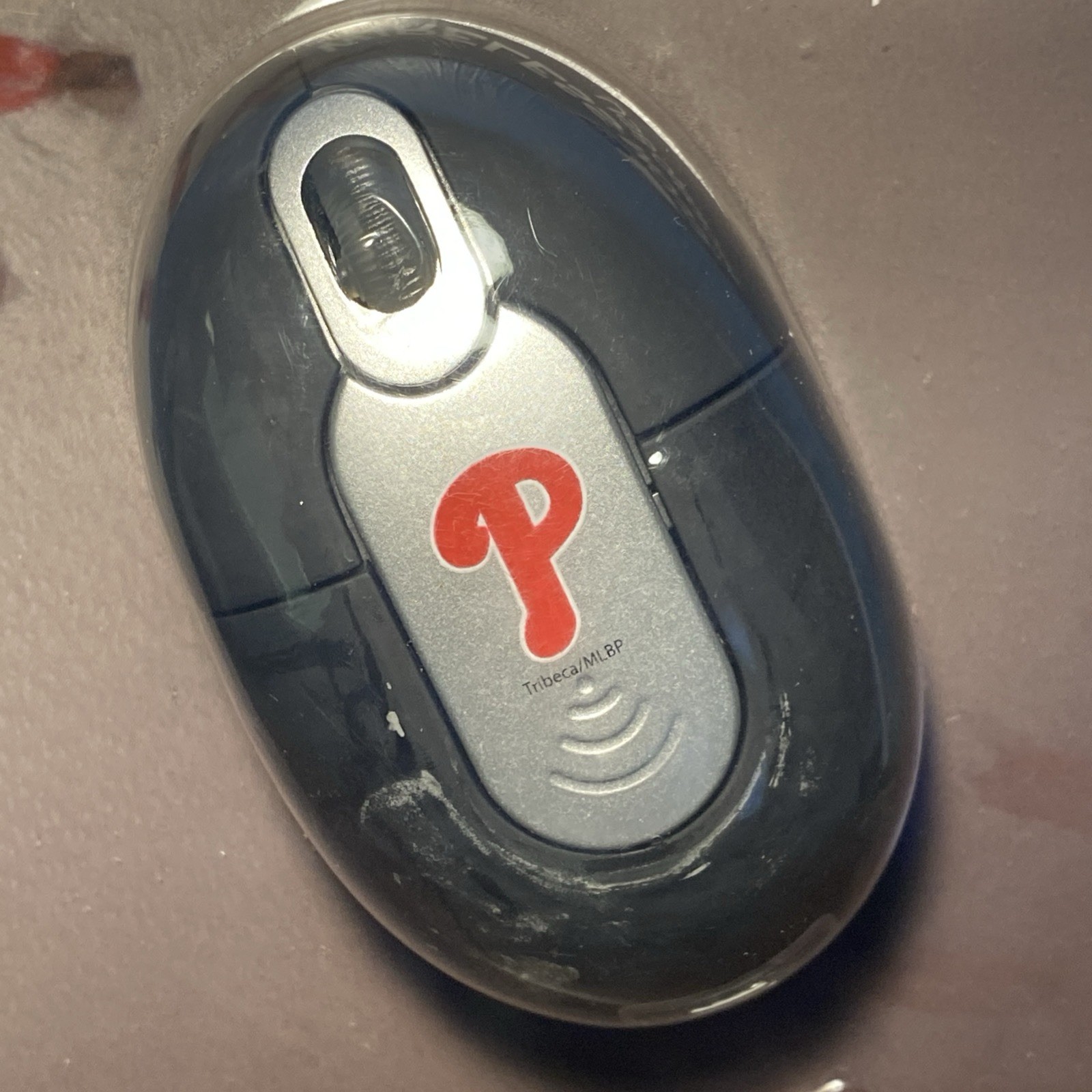 VINTAGE Philadelphia Phillies Optical Computer Mouse - Tribeca MLB USB Mac/PC