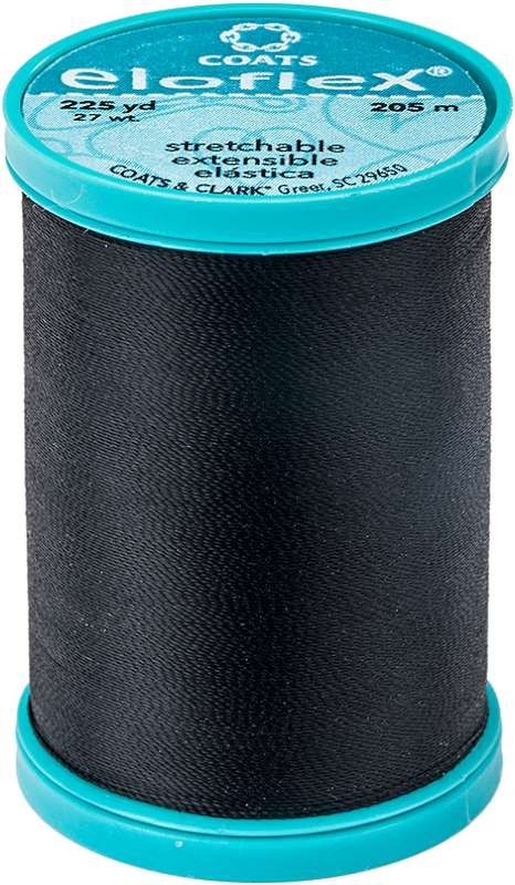 Eloflex Stretch Thread 225yd Black