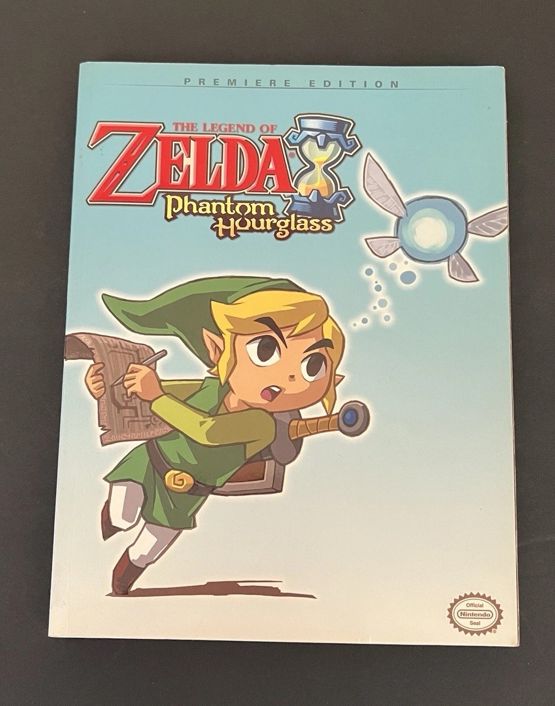 Zelda Phantom Hourglass Premiere Edition Strategy Guide w/ Poster