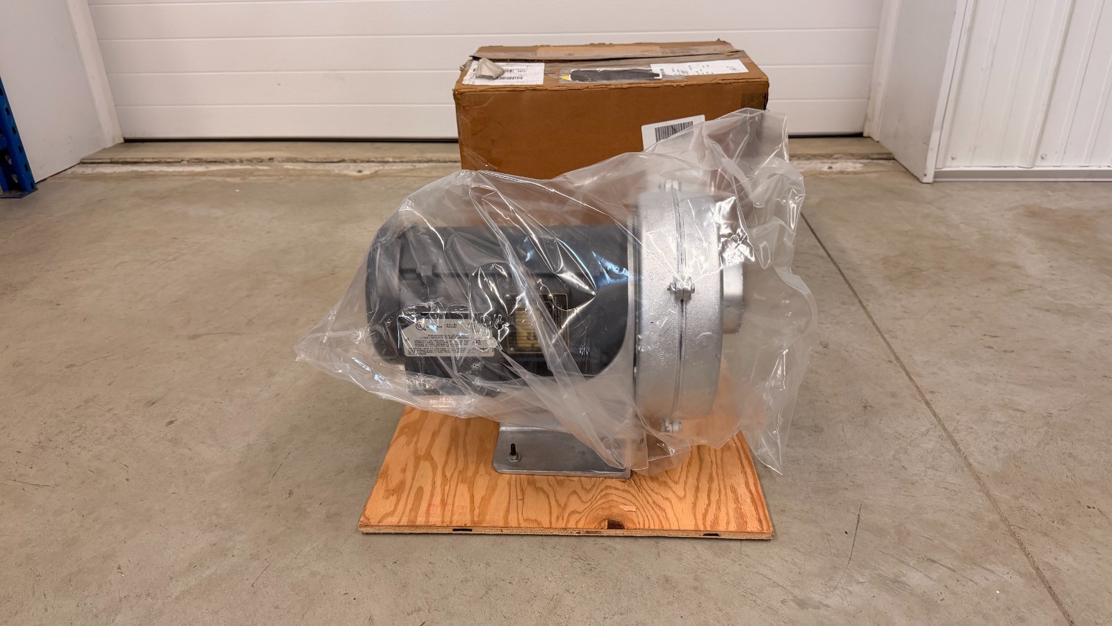 American Fan AF8F Electric Baldor Blower Motor 4" 1/2Hp Exhaust Intake 3450Rpm