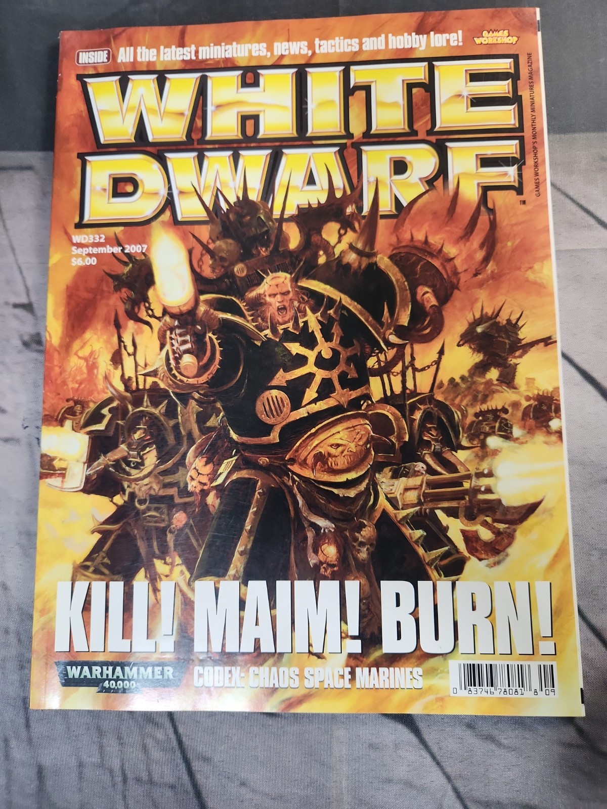 White Dwarf Magazine Lot Issues 330-339