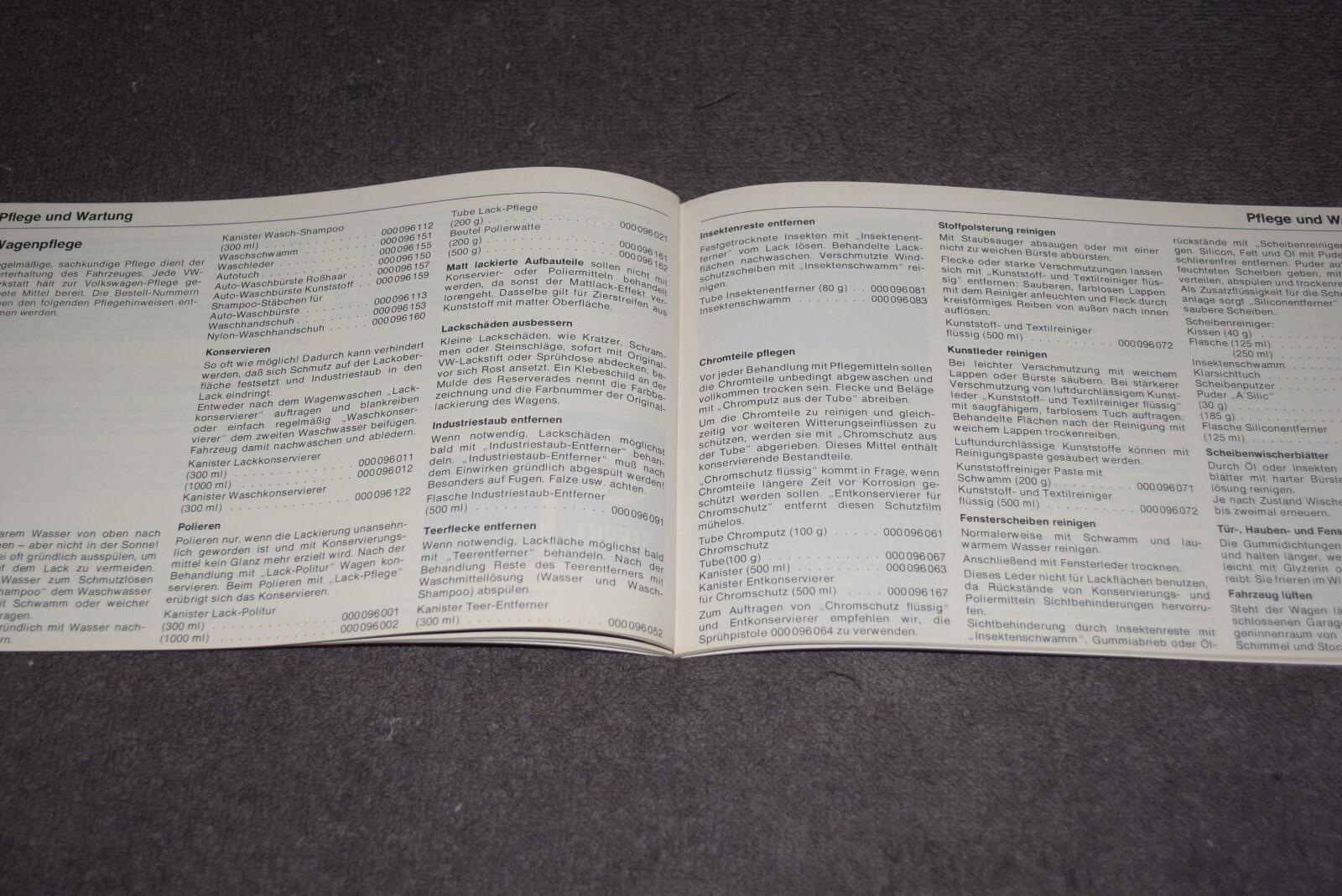 Operating Instructions Manual VW Passat B1 Type 32/33 Mint/Unused