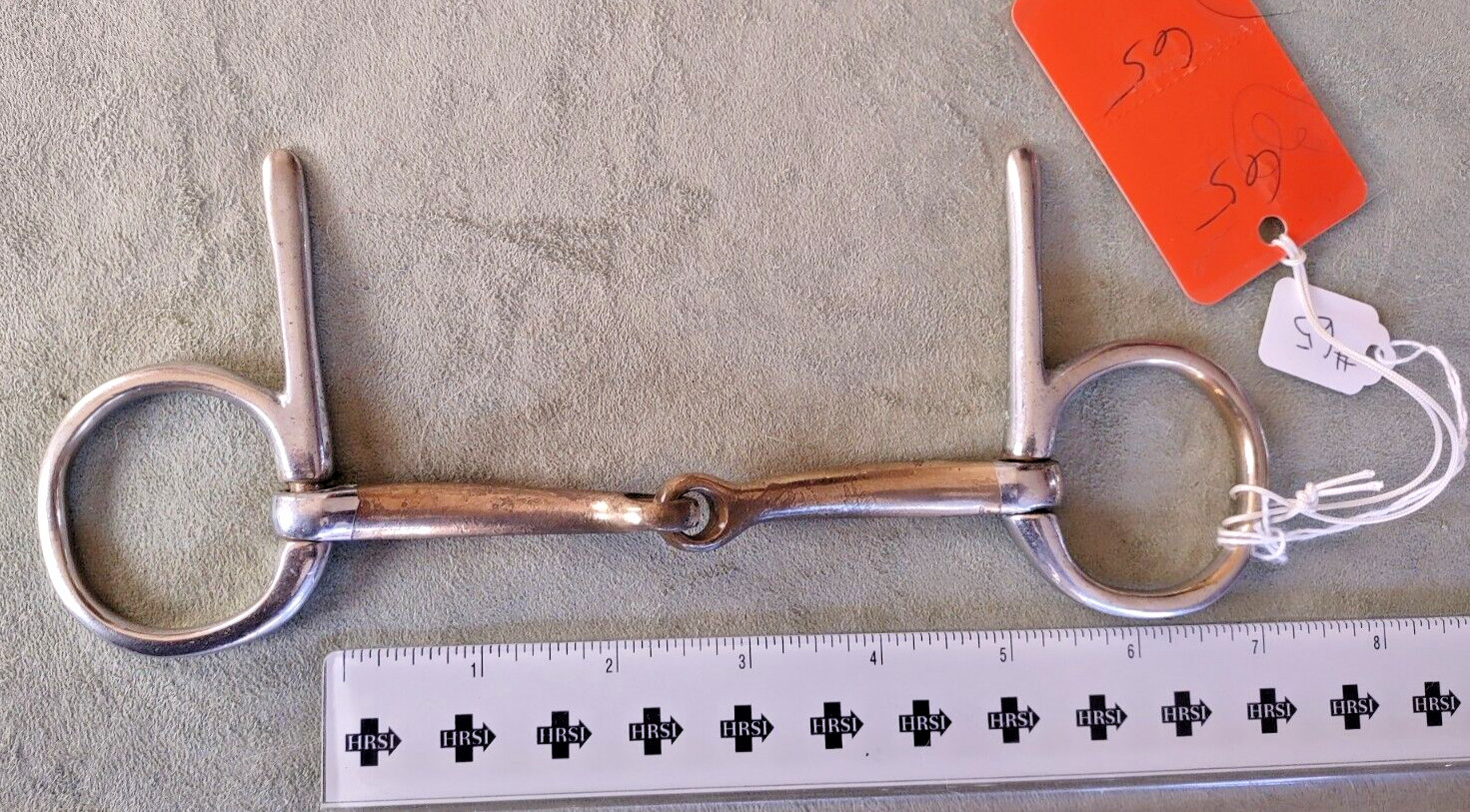 5" Half Cheek Copper Mouth Stainless Steel Bit (box 65)