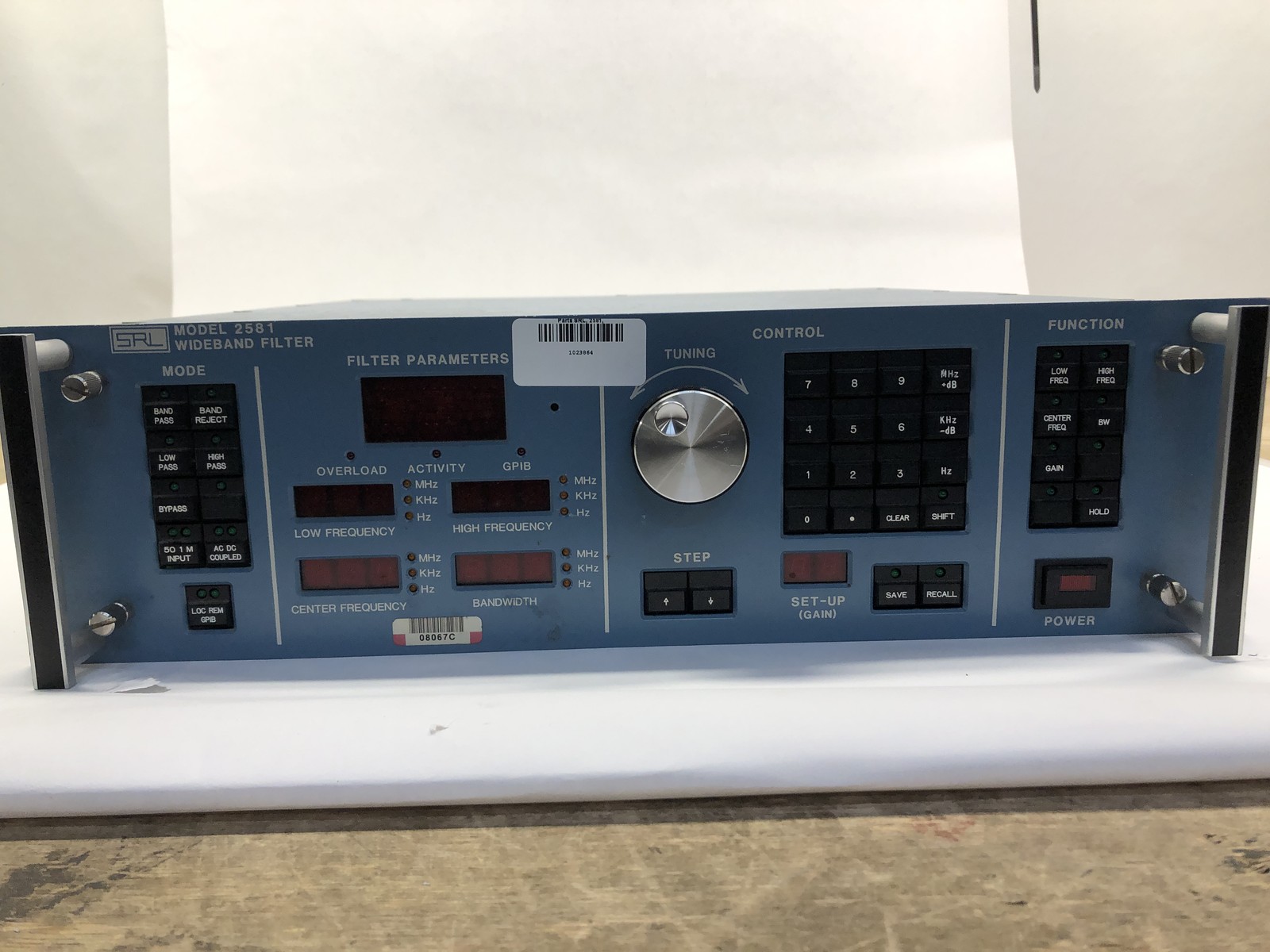 SRL 2581 Wideband Variable Filter - Great Condition