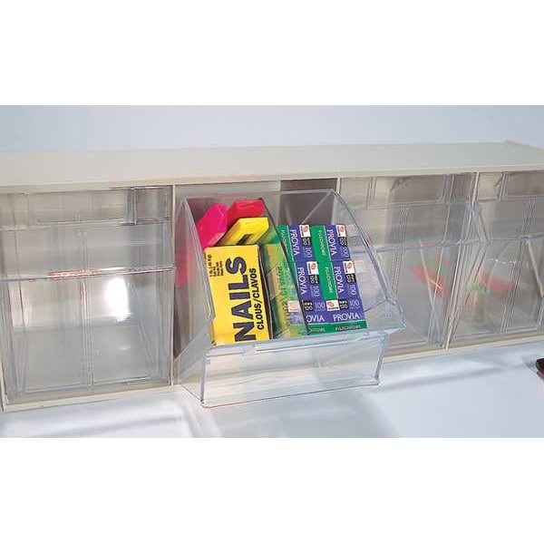 Quantum Storage Systems Qtb303iv Plastic Tip-Out Bin Ivory