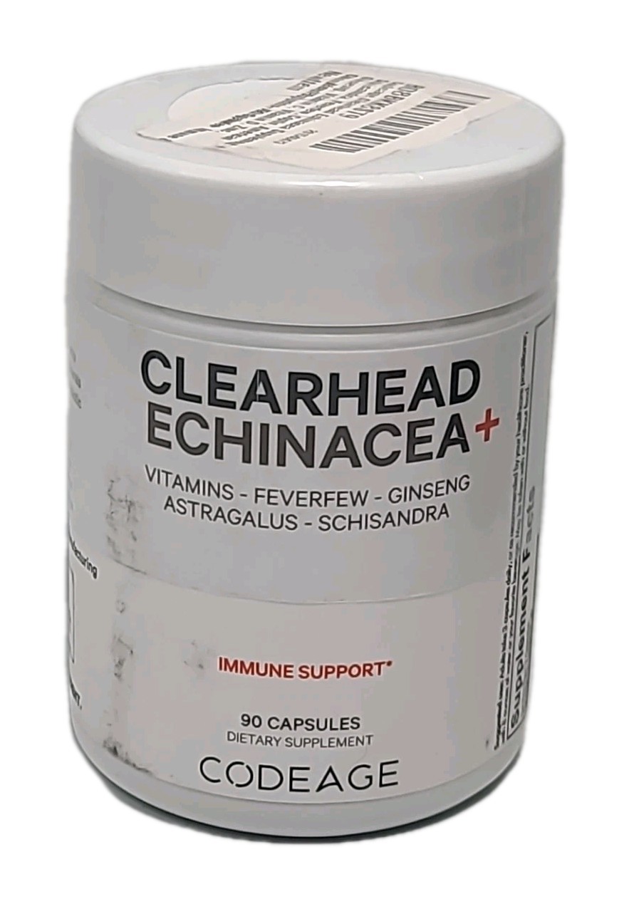 90 Capsules • CLEARHEAD ECHINACEA Codeage IMMUNE SUPPORT • EXP : 09/26