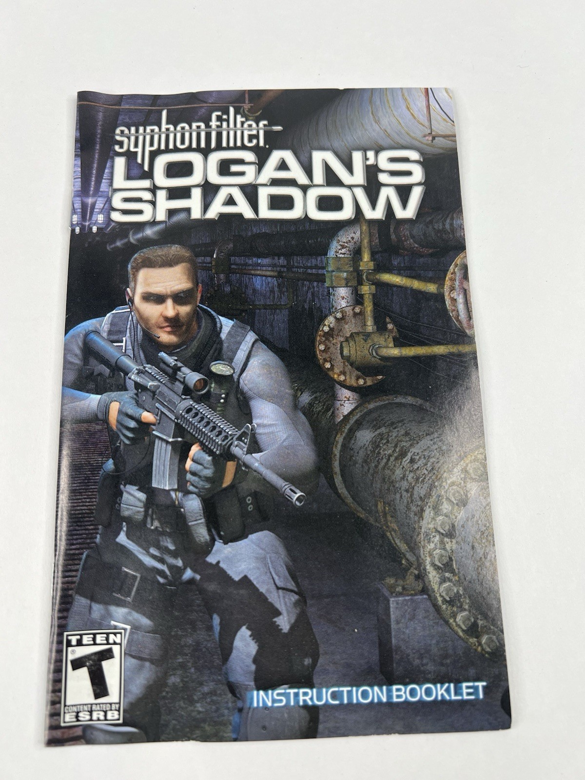 Syphon Filter Logan's Shadow - Sony PS2 - CASE & MANUAL ONLY (NO GAME)