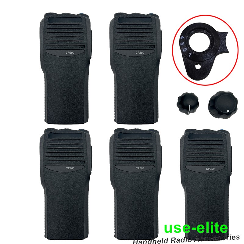 5PCS Replacement Front  Housing Case For CP200 4 Channel Radio Walkie Talkie