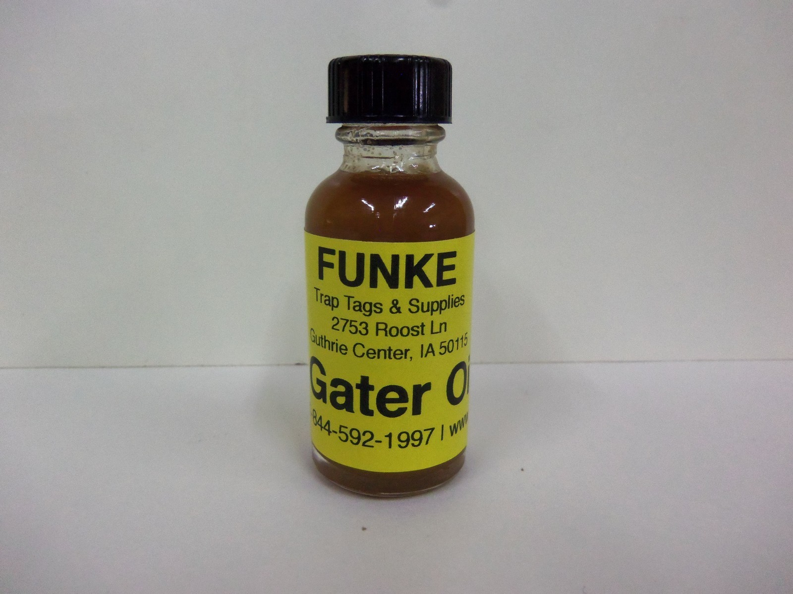 Funke Trap Tags "Gator Oil" Canine Lure Traps Trapping Nuisance Control Bait