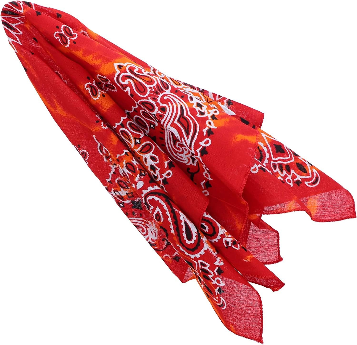 Modern Tie Dye Bandana-Red
