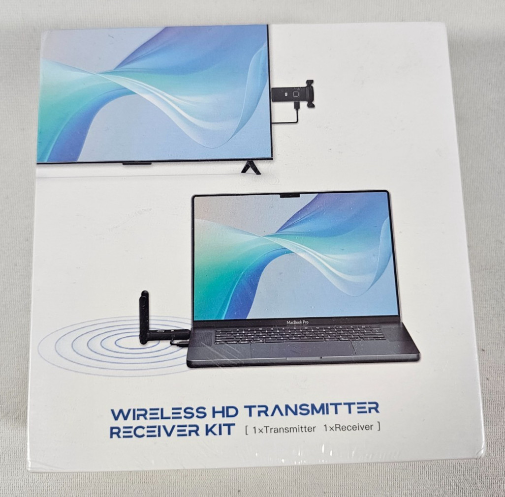 165ft Wireless HDMI Extender 1x Transmitter 1x Receiver 1080P HD Audio/Video TV