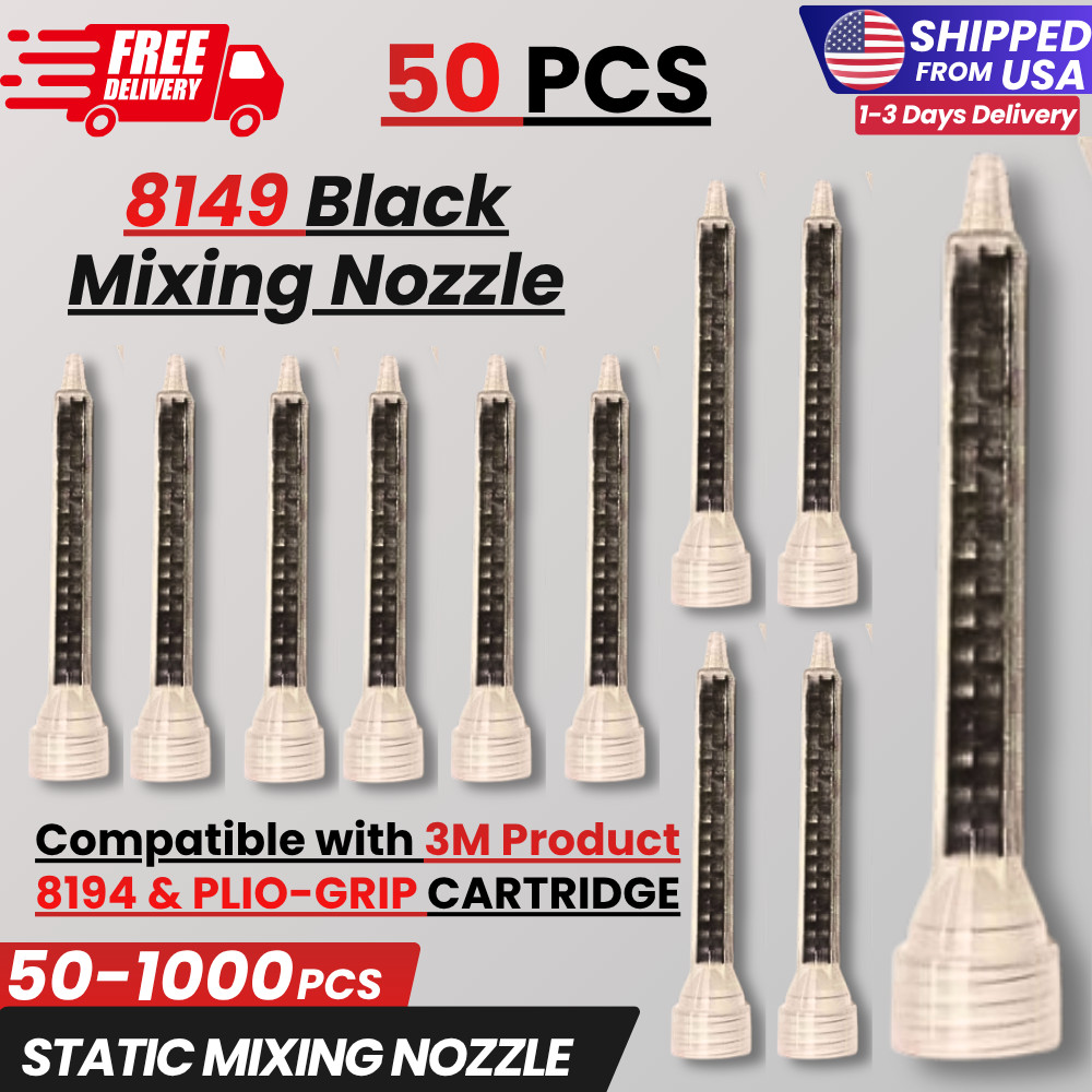 Mixing Nozzle Tips-Compatible with 3M Product 8149 Adhesive Dispenser 50-1000PCS