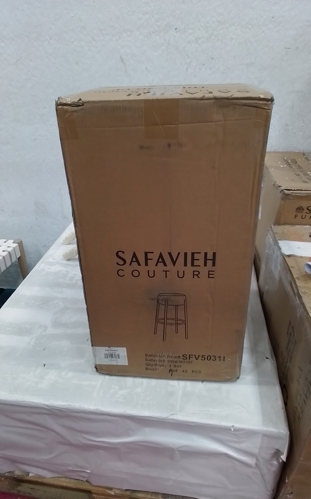 Safavieh PAISLEIGH METAL LEG BARSTOOL, Reduced Price 2172736585 SFV5031I