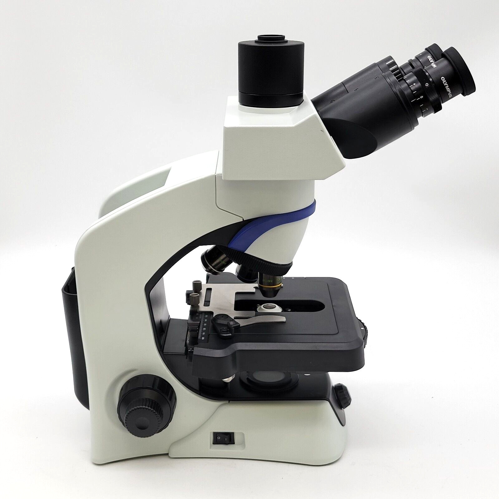 Olympus Microscope CX43 with Phase Contrast, Fluorites, & Trinocular Head