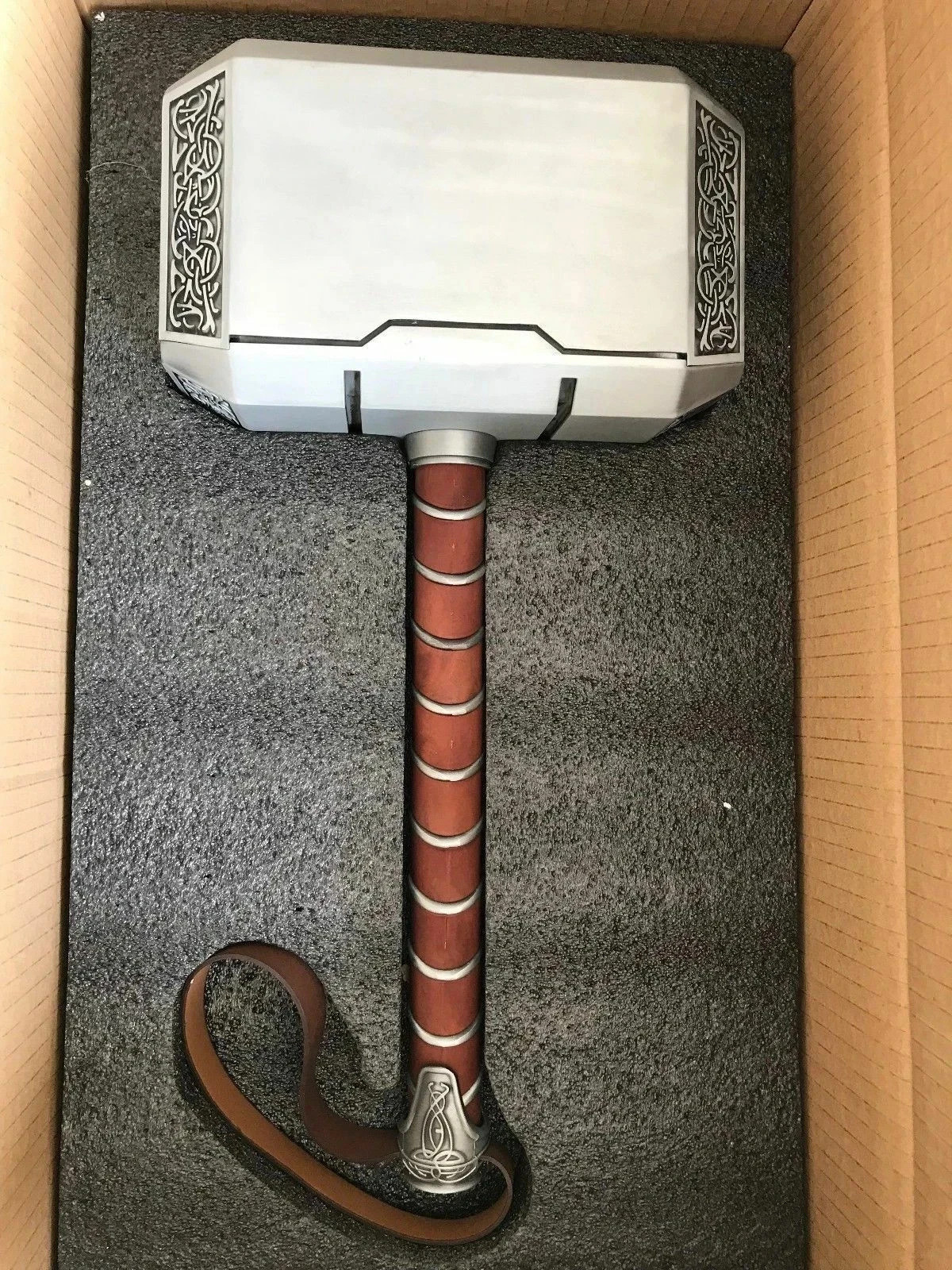 Full Metal CATTOYZ 1:1 The Avengers Thor Hammer Replica Props Mjolnir Gifts New