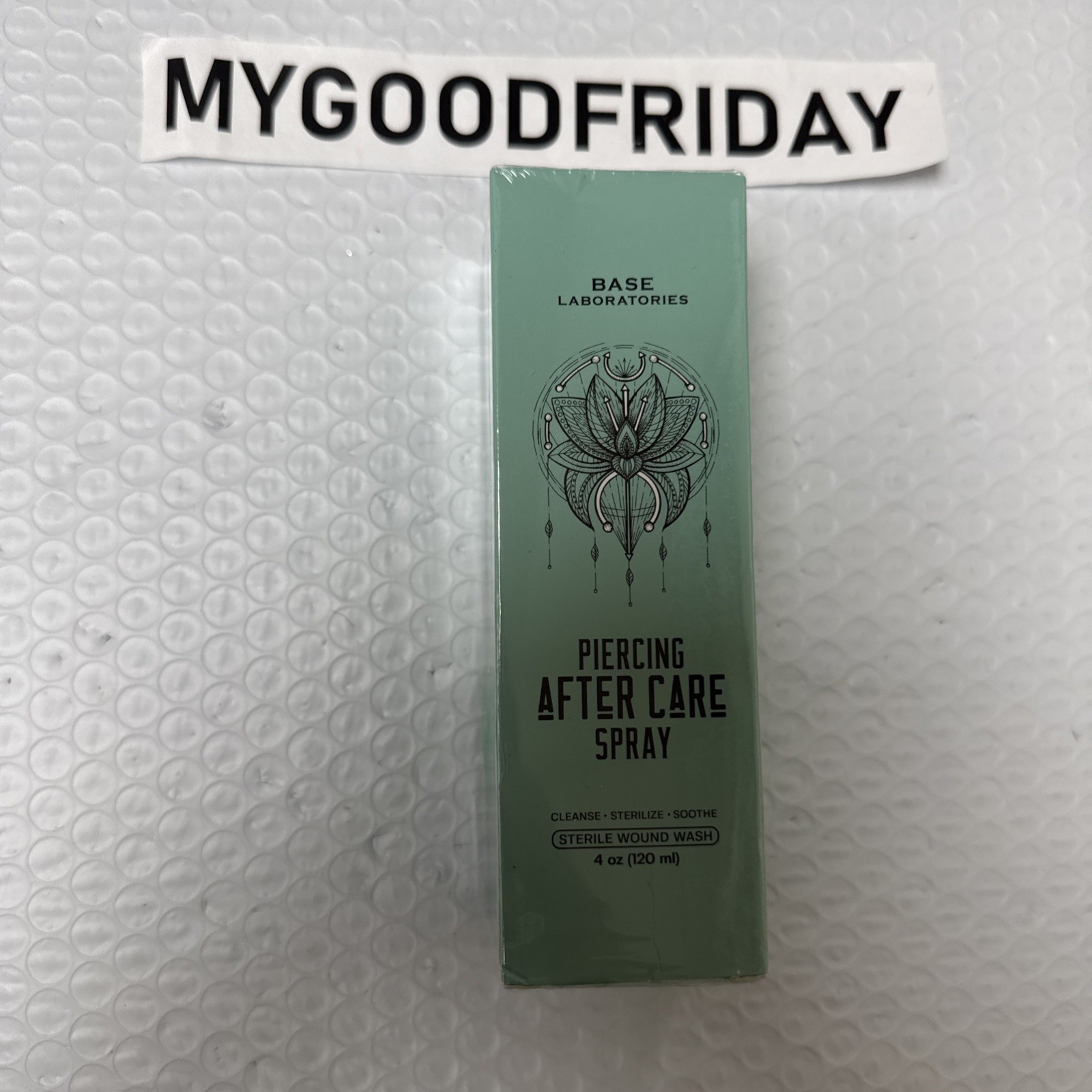 Base Labs Piercing Aftercare Spray 4 Oz *SEALED Exp:4/2028
