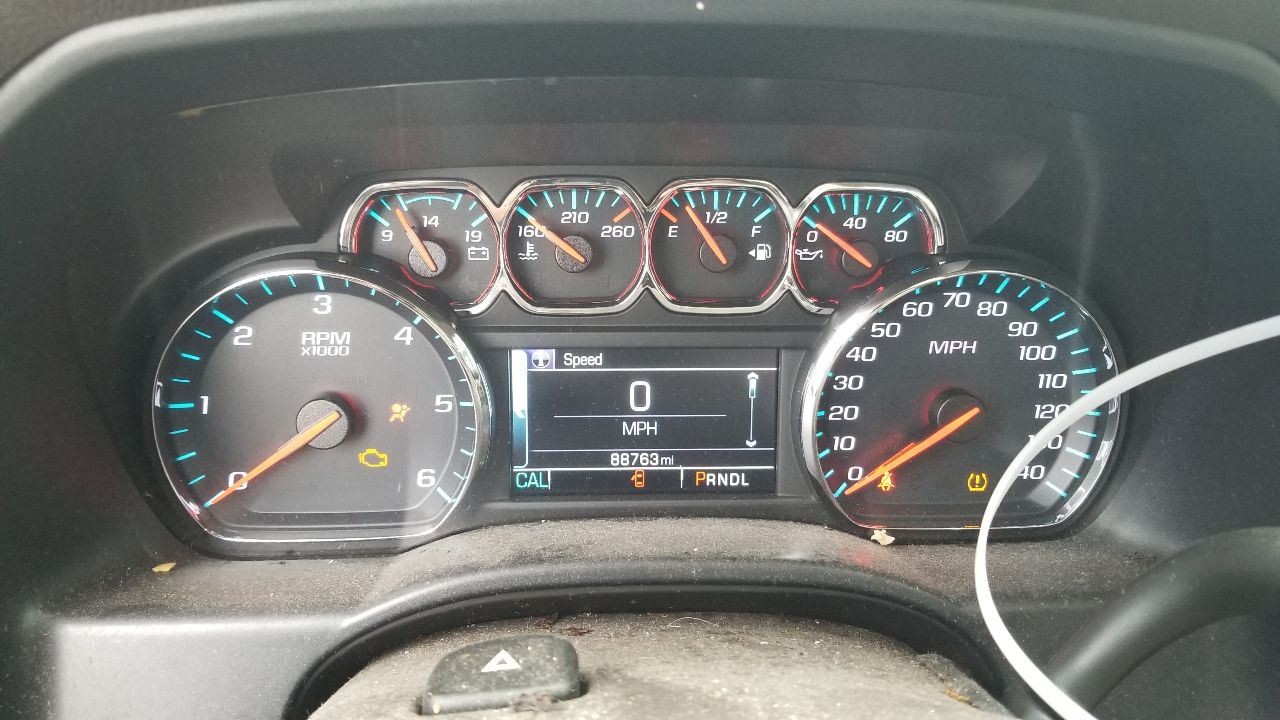 18 CHEVY SILVERADO 1500 5.3L AIR SHUTTER ASSEMBLY