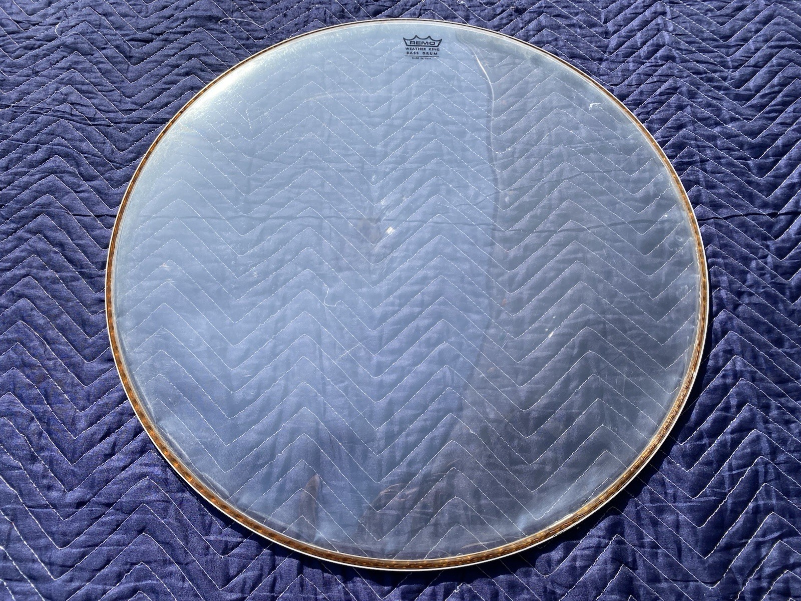 24” Bass Drum Heads – Lot of 4 – Evans Heavy Duty Rock & Remo – Ported