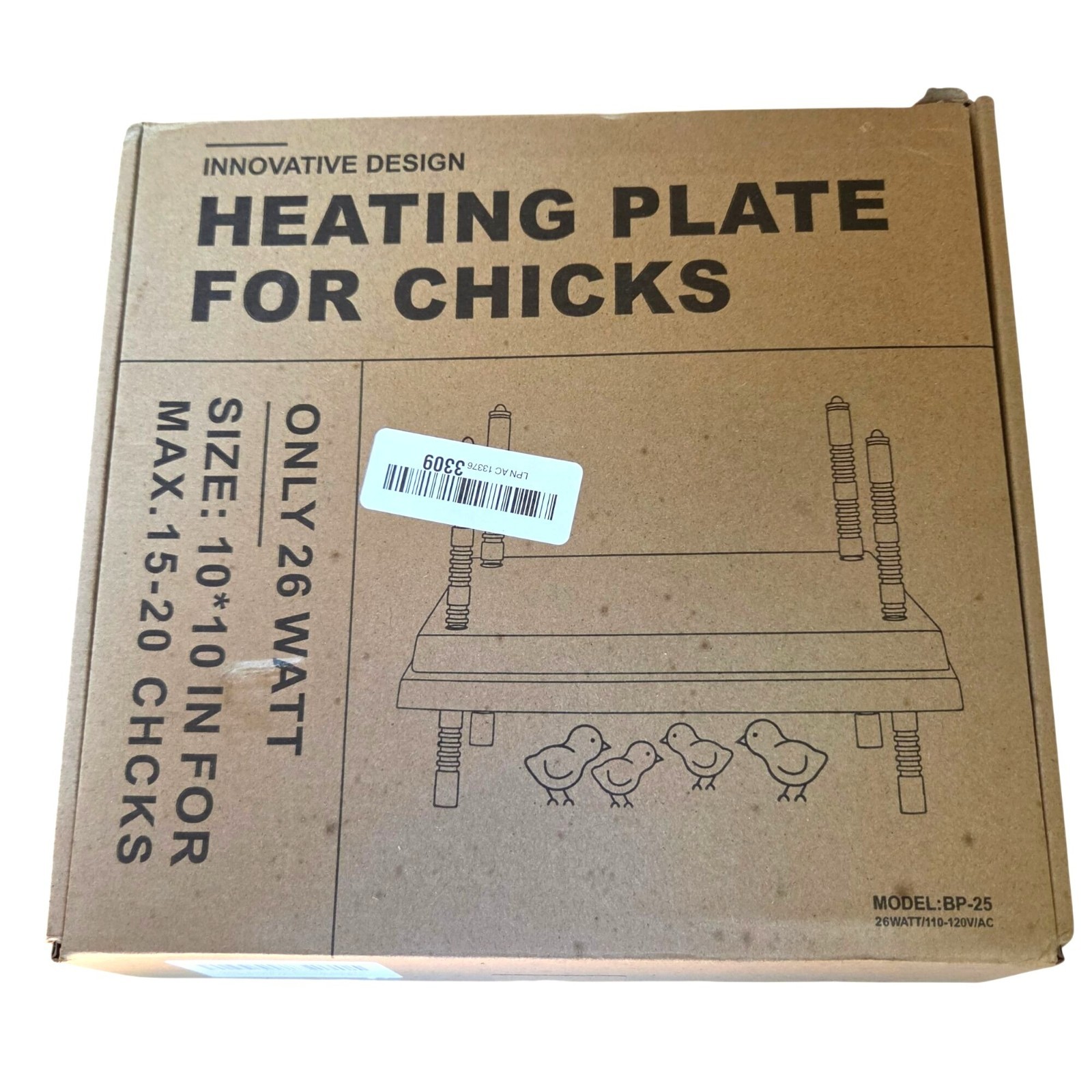 Brooder Plate Anti-Roost Cone Chicks Adjustable Chicken Brooder Heater Red