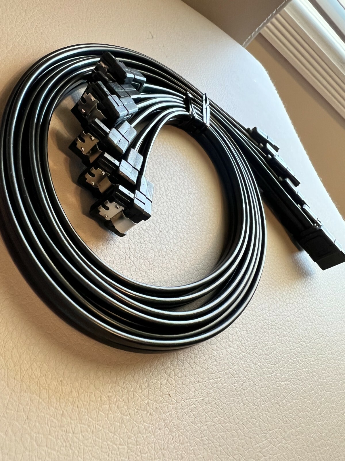 8X ASUS SATA3 SATAiii High Speed 6GB/s SSD Data Cable , ORGINAL  19" LATCHES