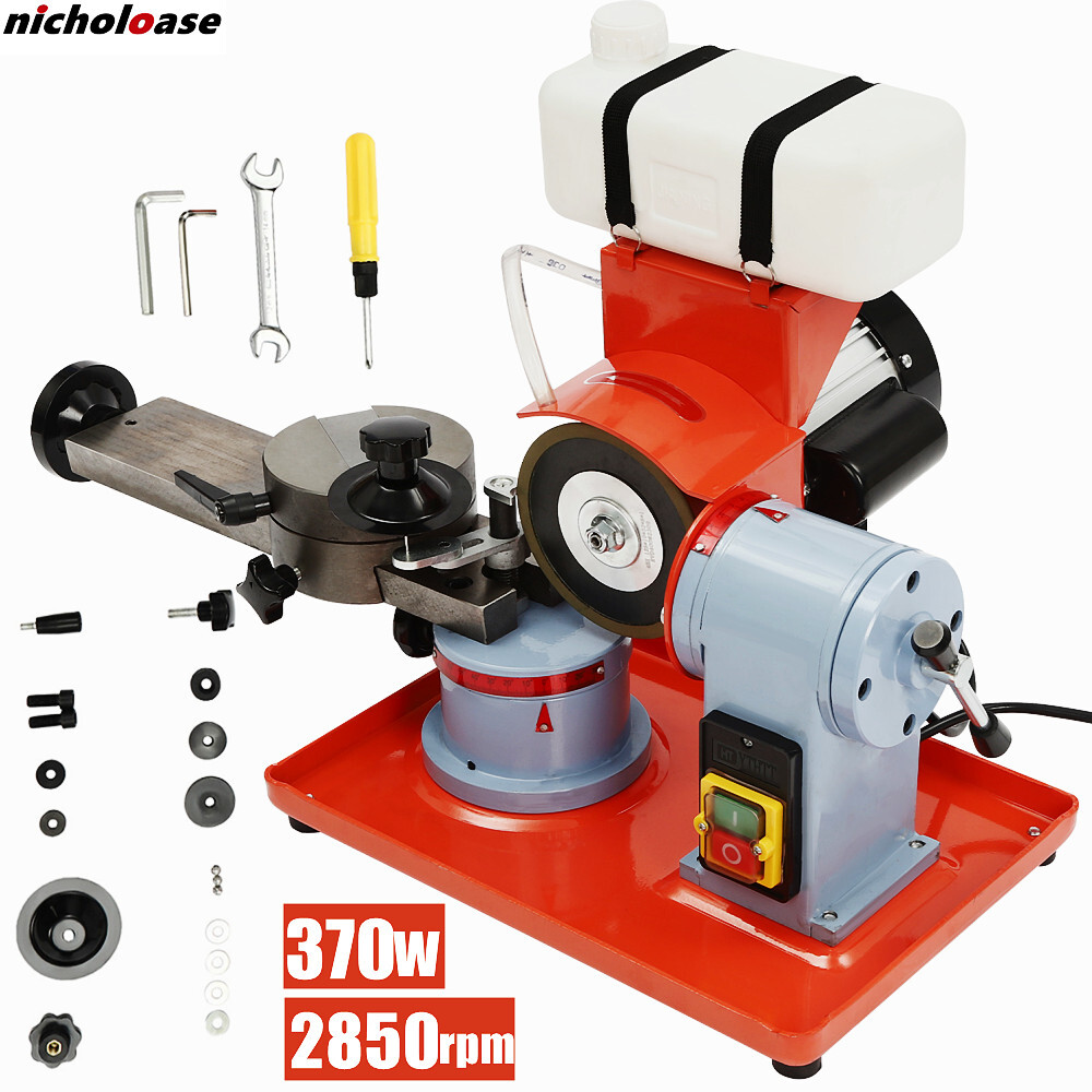 Circular Saw Blade Sharpener Water Injection Grinder 370W &Water Tank 4.9" Wheel
