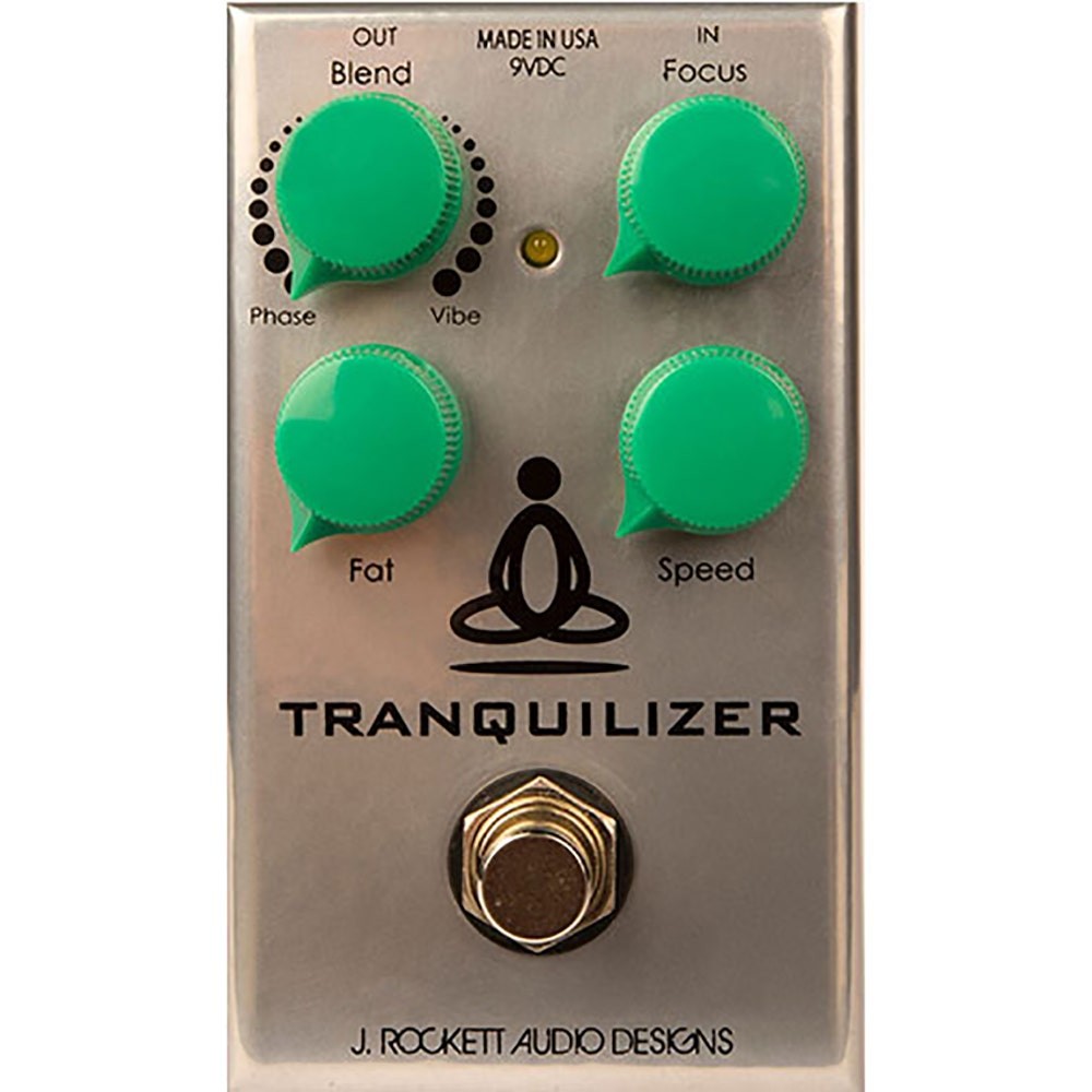 J Rockett Audio Designs TRQ Tranquilizer Tour Phase Vibe Guitar Effects Pedal