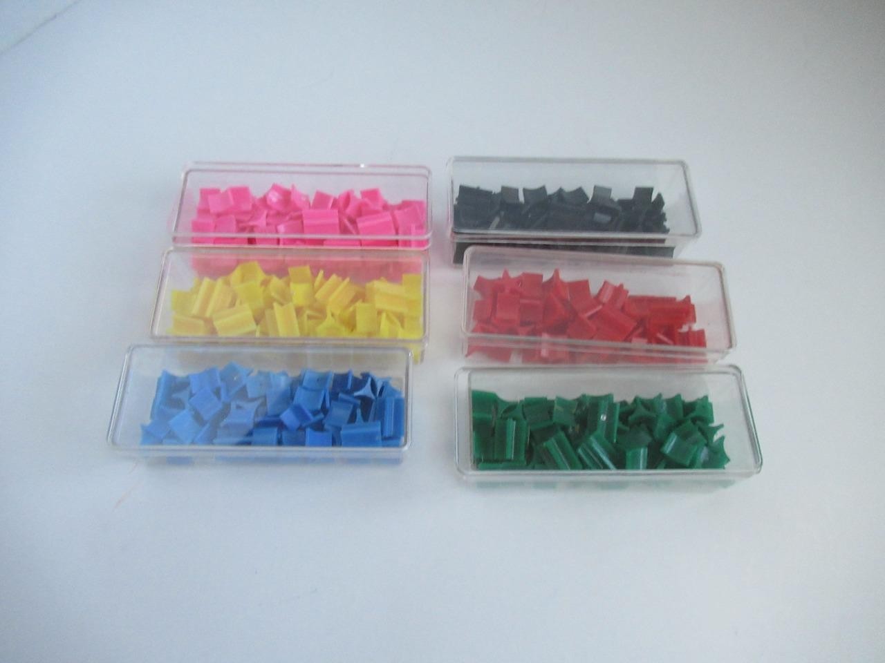 Risk Board Game Army Counters Six Color Set about 50 each Color