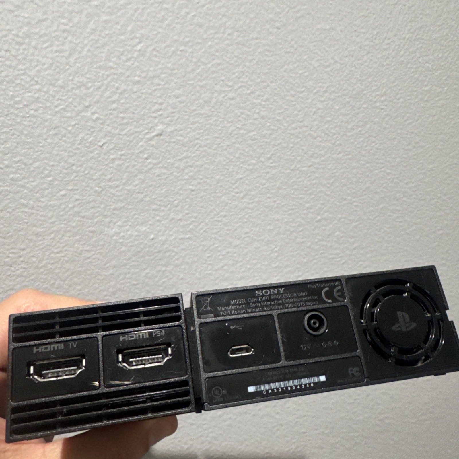 Sony PlayStation VR PS4 Processor Unit - CUH-ZVR1 - Black