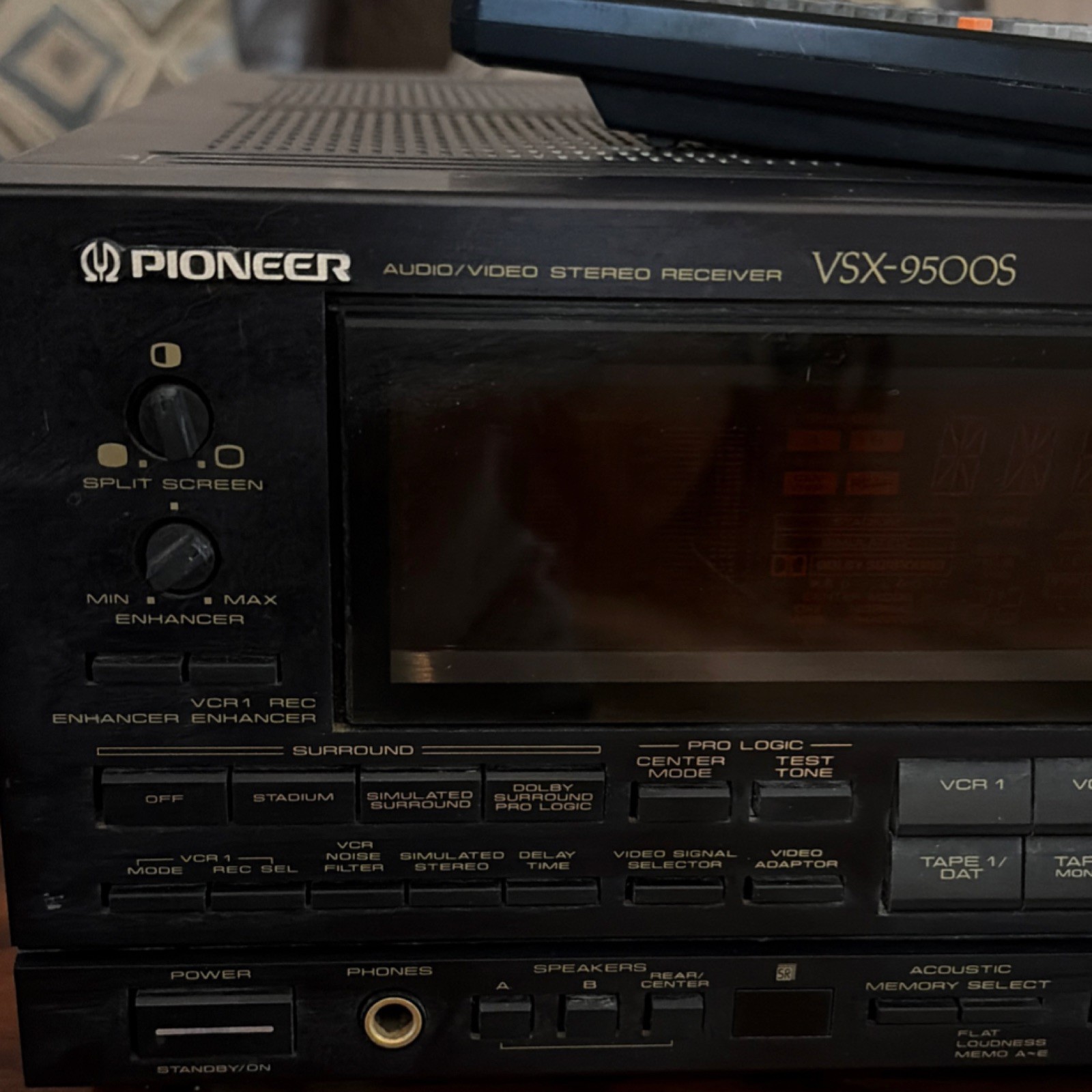 Pioneer VSX-9500S 5.1 A/V Receiver Dolby Pro Logic AM/FM Tuner 5.1 Channel/125W