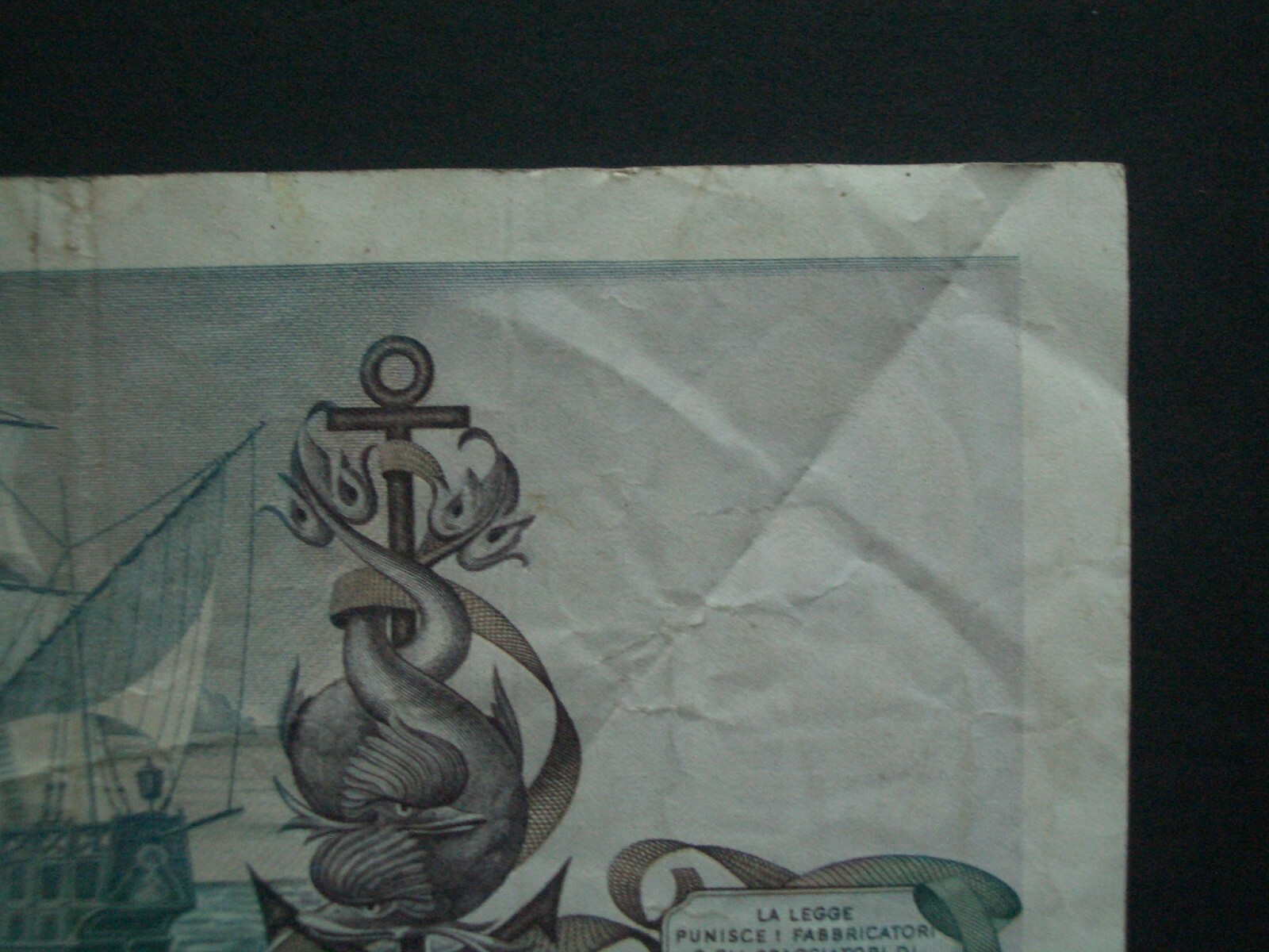 **Collectable 1973 Italy 5000 'NVF' Banknote