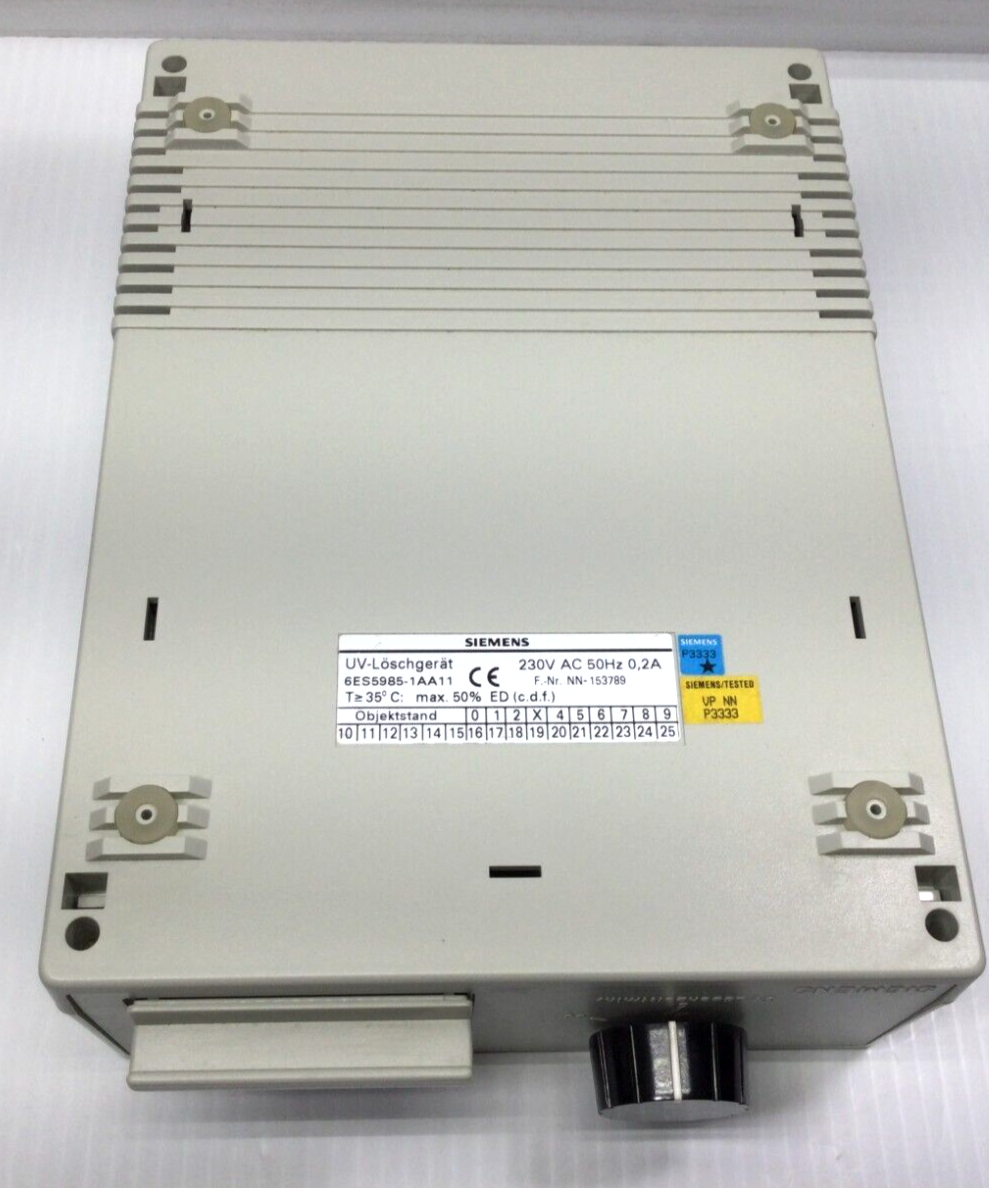 SIEMENS 6ES5985-1AA11 UV-LOSCHGERAT MEMORY MODULE