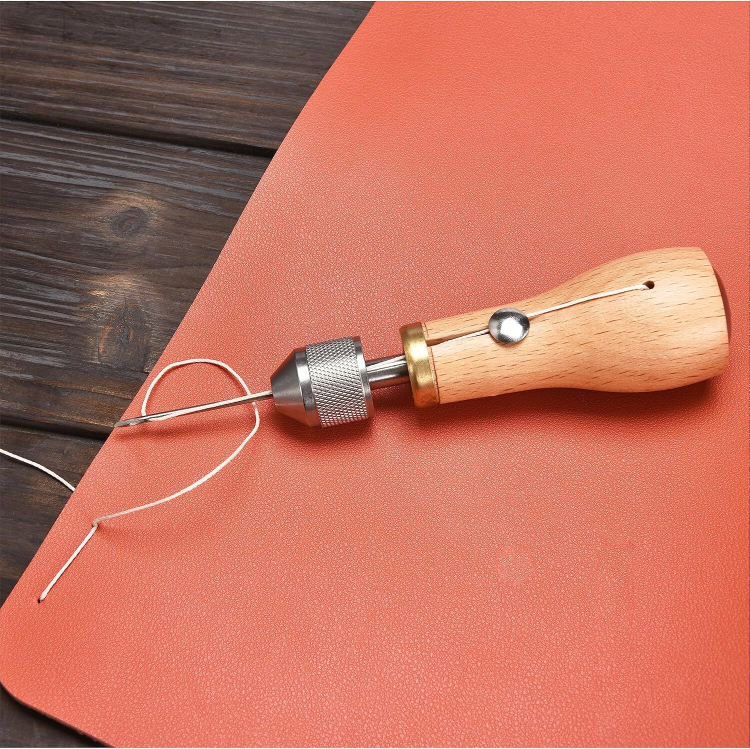 Classic Speedy Stitcher Sewing Awl Hand Held Sewing Device Heavy Duty Sewing Kit