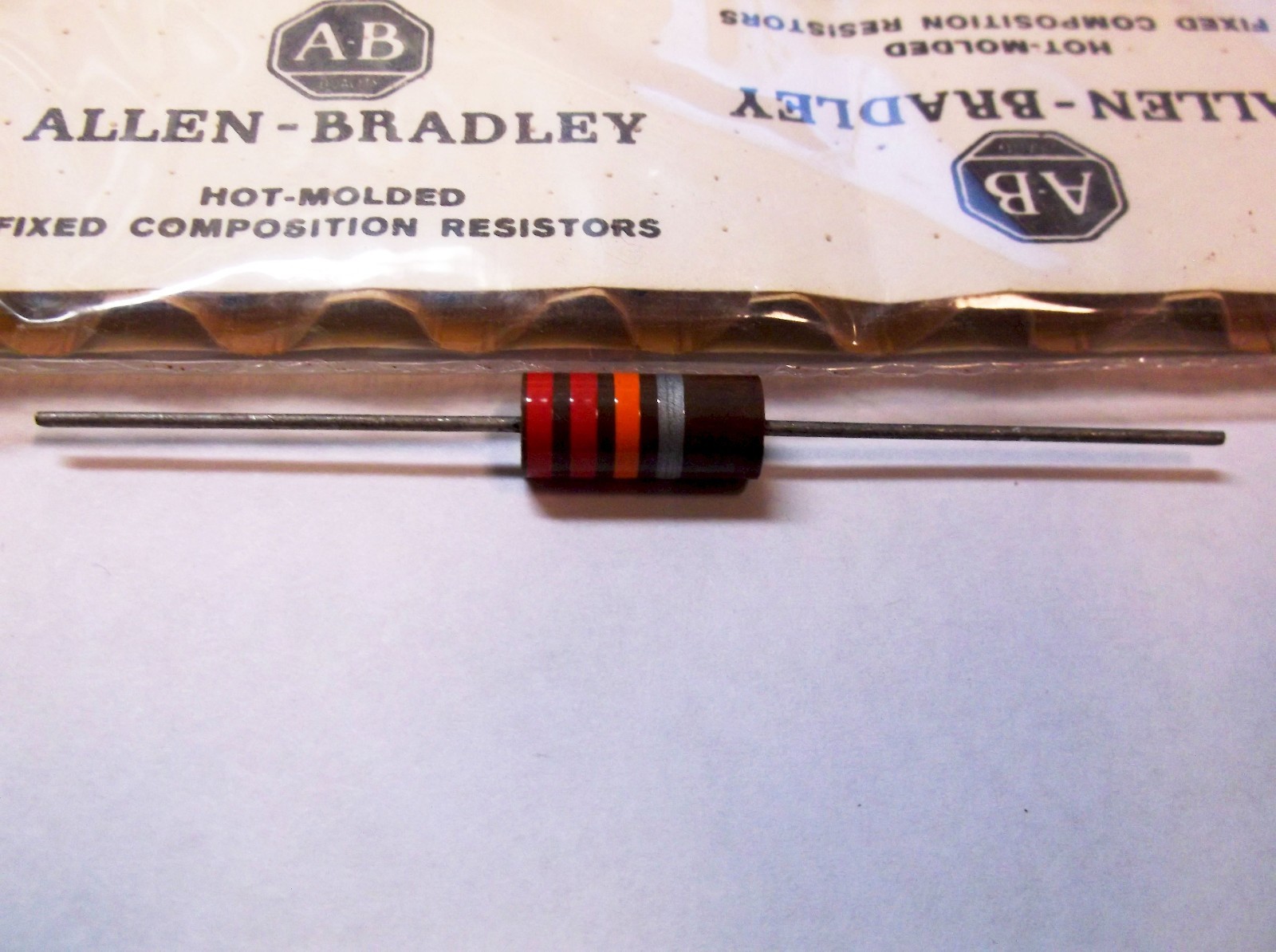 ALLEN BRADLEY Carbon Comp Resistor   22k   2 watt  (1)