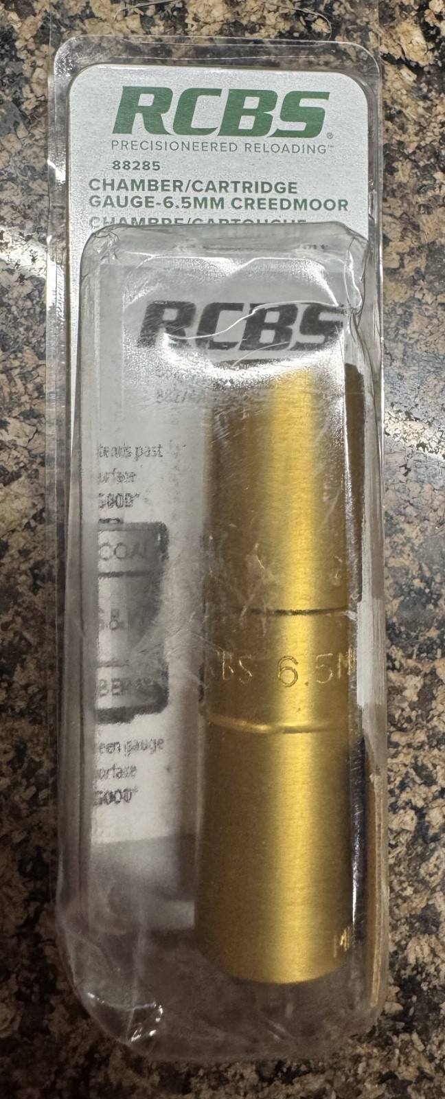 RCBS Chamber/Cartridge Gauge 6.5mm Creedmoor - Precision Reloading Tool - 88285